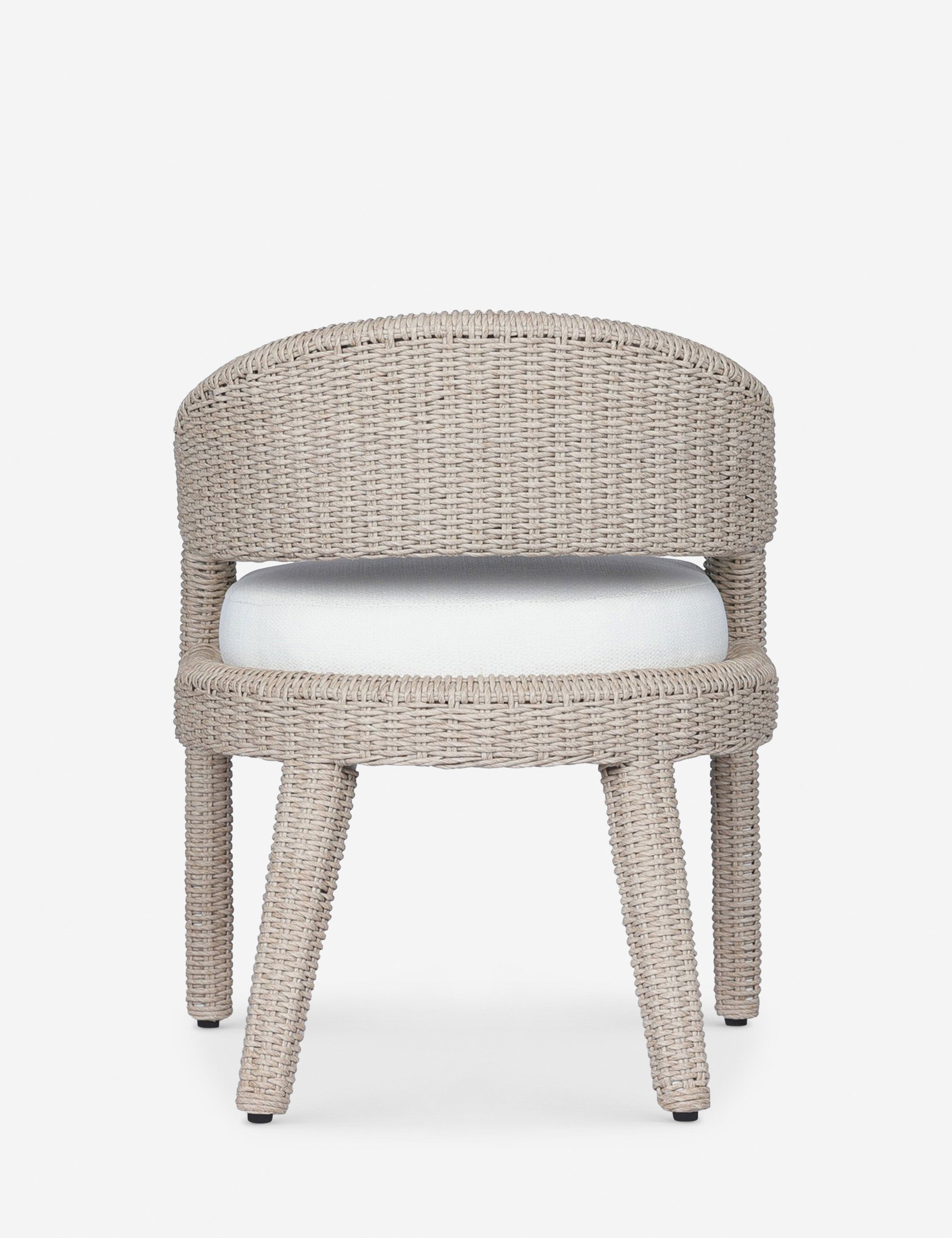 Delacroix Modern Indoor Outdoor Dining Chairs - Weather-Resistant Patio, Garden, Restaurant, and Home Dining Furniture - Perfect for Backyard, Poolside, and Cafe Use