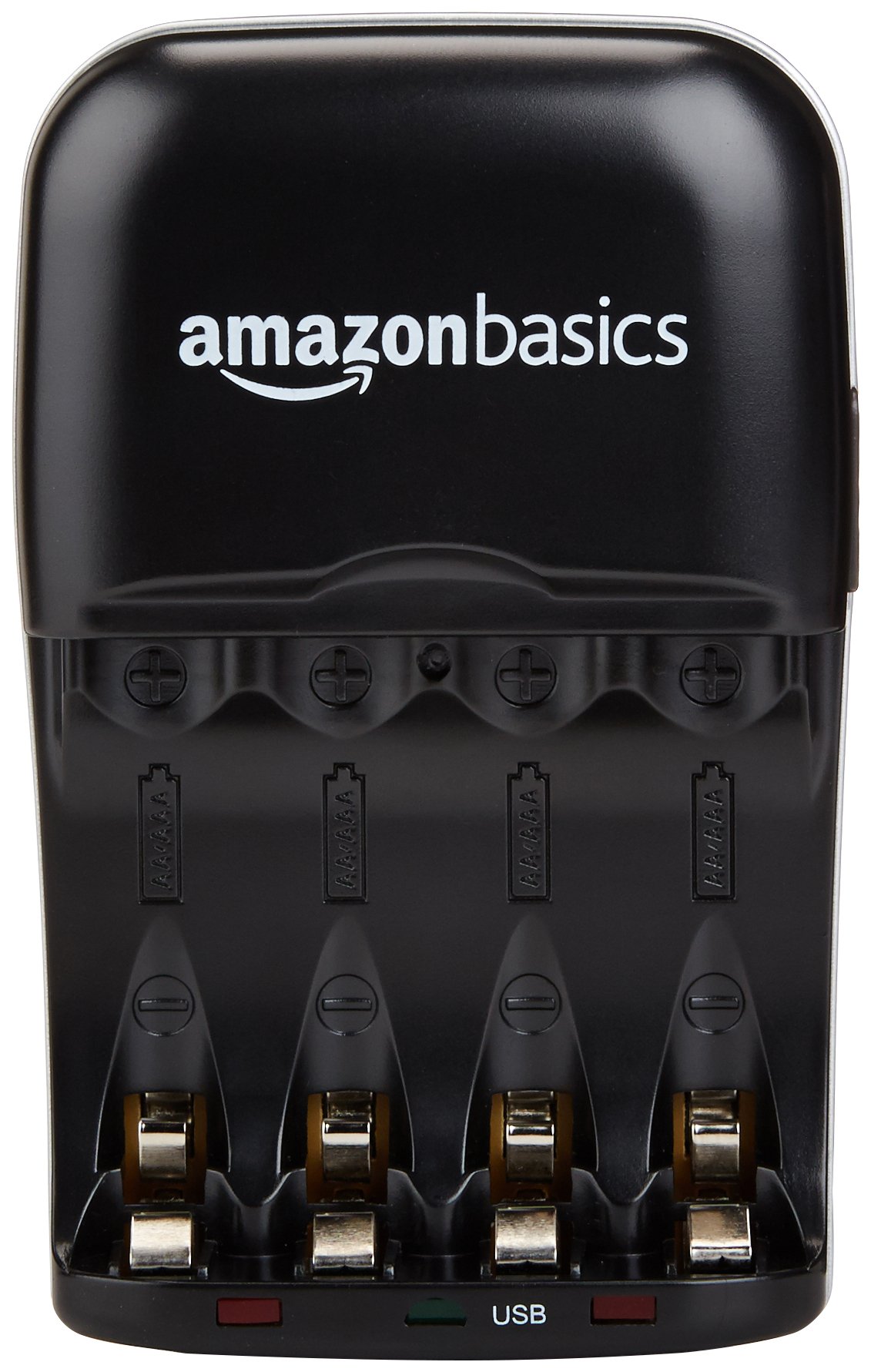 Amazon Basics 12 Pack AA High-Capacity 2400mAh Rechargeable Batteries with 4-Hour Fast Charger - Pre-Charged, Overcharge Protection - Perfect for Cameras, Game Controllers & Wireless Devices