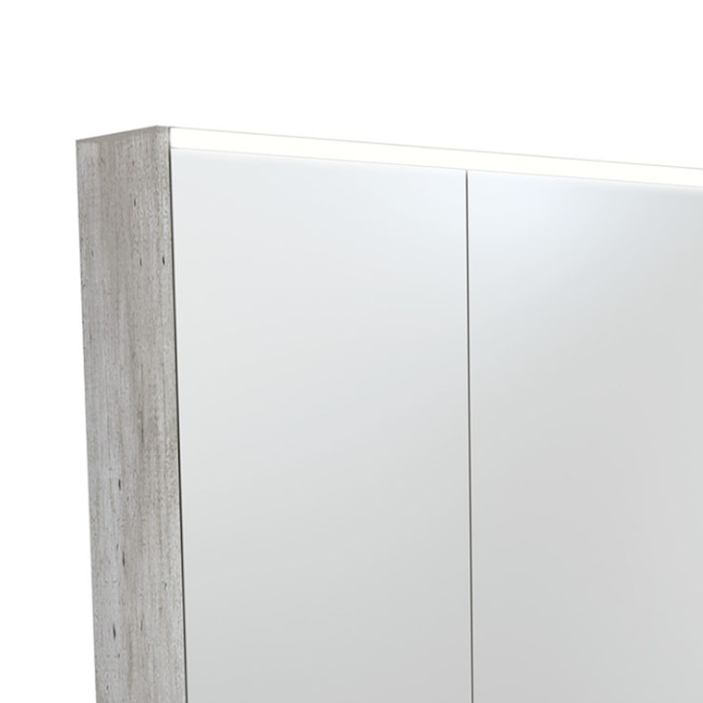 Fienza PSC900X 36-Inch LED Bathroom Mirror Cabinet with Lights - Modern Vanity Mirror for Makeup & Shaving - Perfect for Home, Hotel, and Salon Use