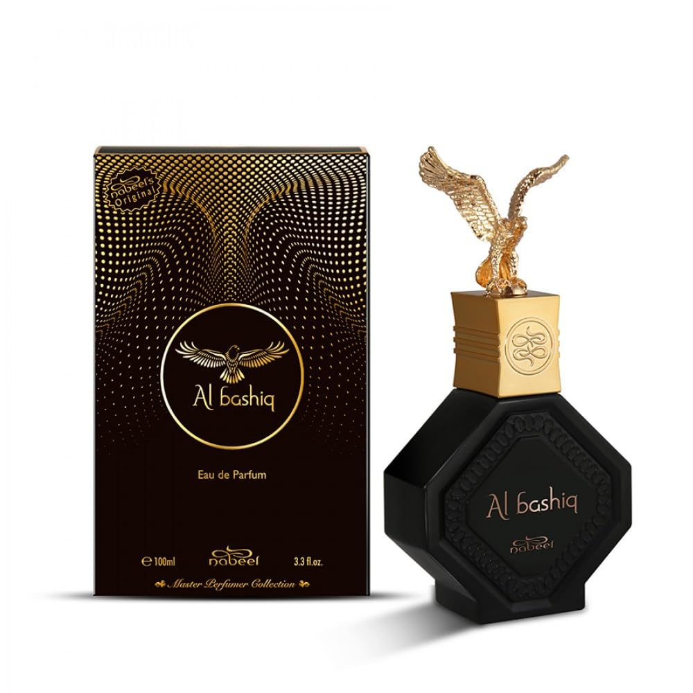 NABEEL Al Bashiq 100ml Eau De Parfum Spray - Long Lasting Luxury Arabian Fragrance for Men & Women | Perfect for Date Night, Special Occasions & Daily Wear