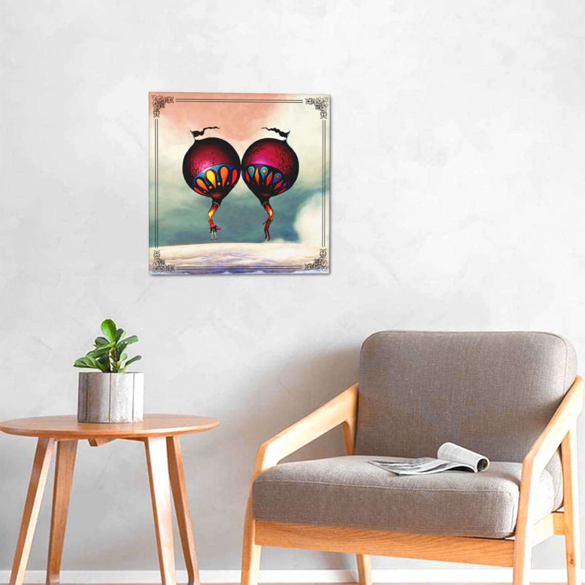 ONIAWO Circa Survive Oil Painting Wall Art - Handmade Canvas Poster for Home Decor, Bedroom & Living Room | Perfect for Gifts & Wall Decorations