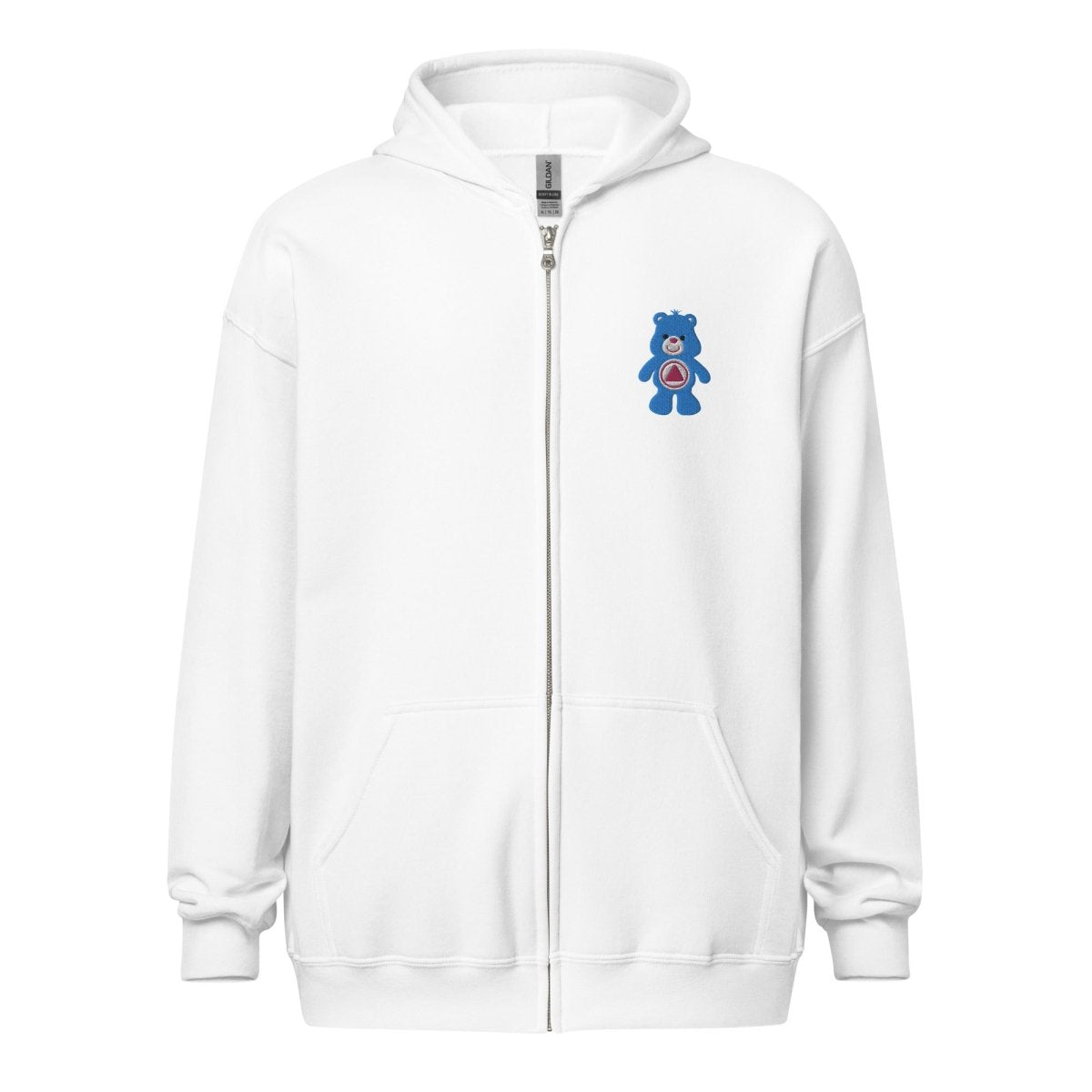 Serenity Cub Embroidered Unisex Zip Hoodie - Cozy Pullover Sweatshirt for Men & Women | Perfect for Casual Wear, Street Style & Outdoor Activities
