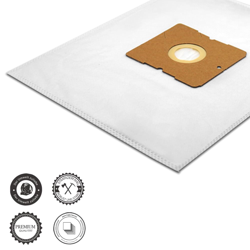 40-Pack Compatible Vacuum Cleaner Replacement Bags for Samsung SC4130 & SC4135 - Perfect for Home Cleaning and Dust Collection