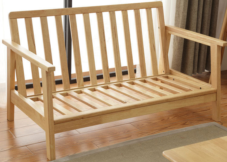 OAKLEY HILTON Modern Japanese Style Sofa - Solid American Hardwood Frame - 2 Color Options - Perfect for Living Room, Lounge & Contemporary Home Decor