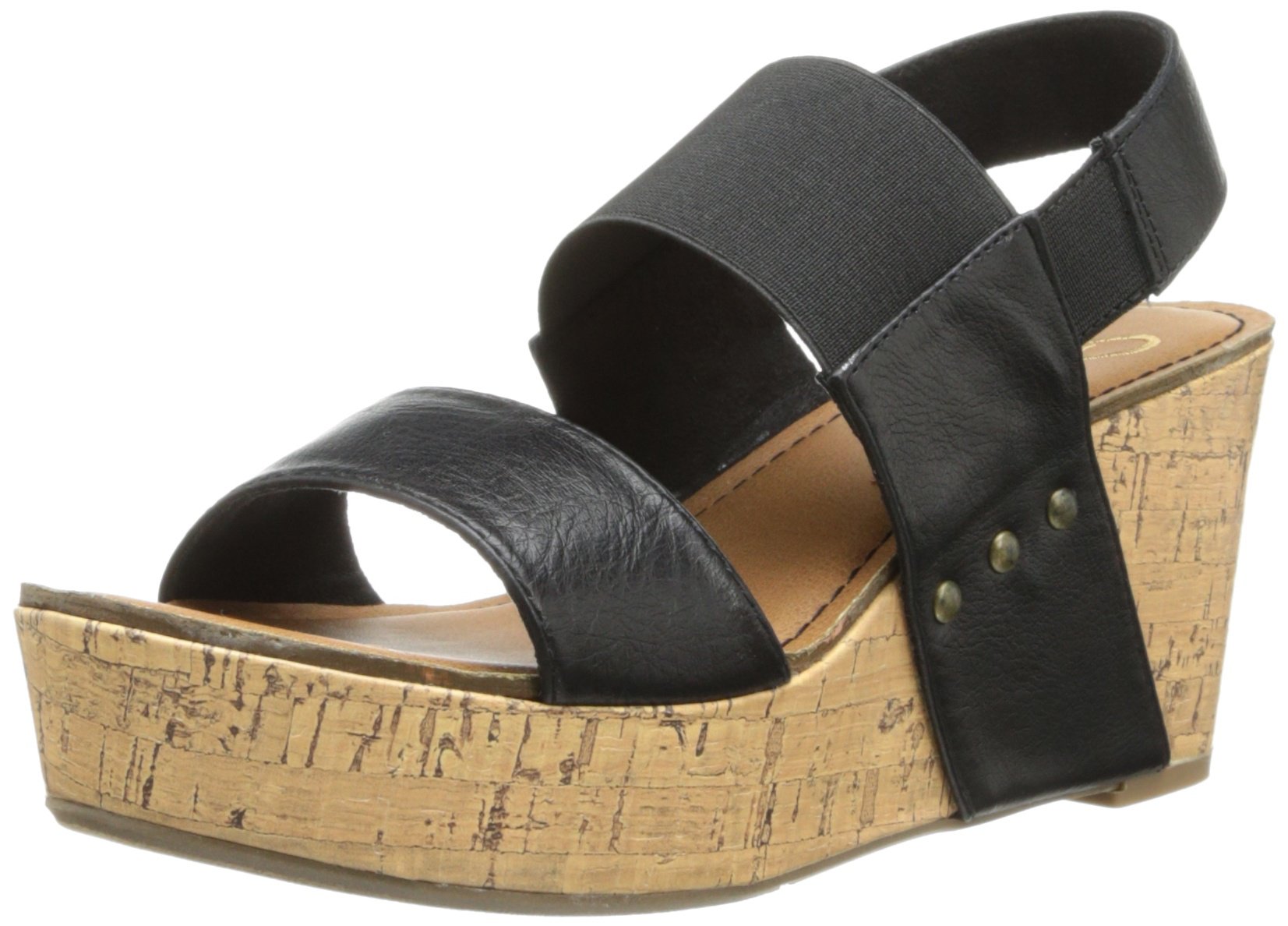Madeline Women's Dollars To Donuts Wedge Sandal - Comfortable Summer Wedge Shoes for Women, Casual Beach Walking & Outdoor Activities