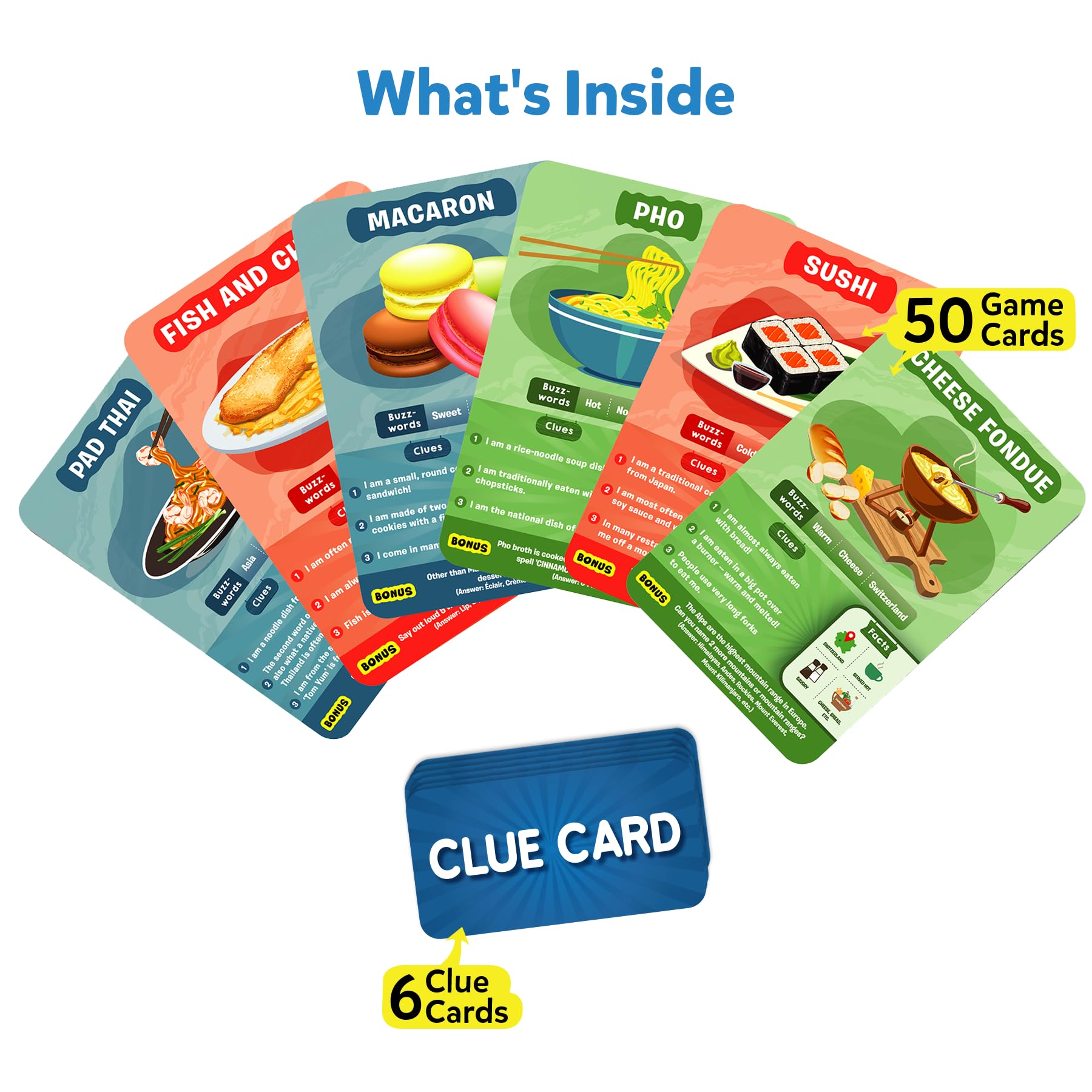 Skillmatics Guess in 10 World Foods Card Game for Kids Ages 8+ | Educational Geography Learning & Travel Board Game for Boys & Girls | Fun Family Game Night Activity | Perfect Birthday Gift & Classroom Learning Tool | Great for Homeschooling, Road Trips, Parties & Travel Playtime | Ideal for Family Bonding, Educational Play & Social Gatherings