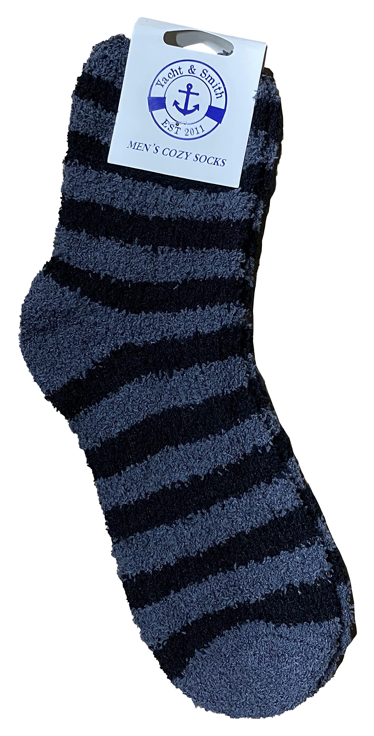 Yacht & Smith Men's and Women's Wholesale Fuzzy Socks - Warm Cozy Winter Socks for Women & Men - Bulk Pack Colorful Non-Slip Socks for Home, Office and Gifts