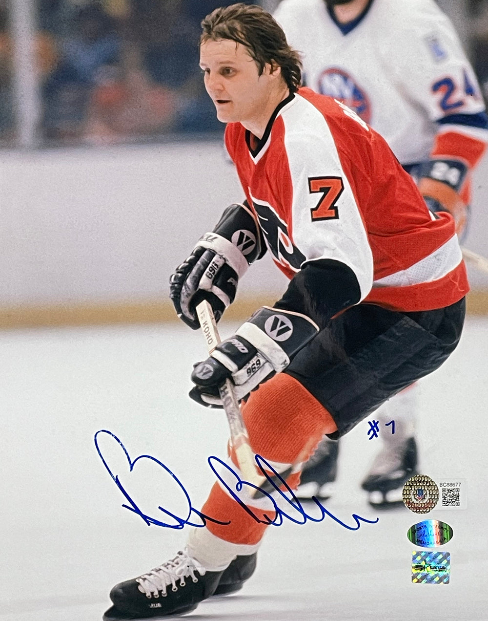 Authentic Bill Barber Signed 8x10 Philadelphia Flyers NHL Hockey Photo - Beckett Certified - Perfect for Sports Memorabilia Collections & Hockey Fan Gifts