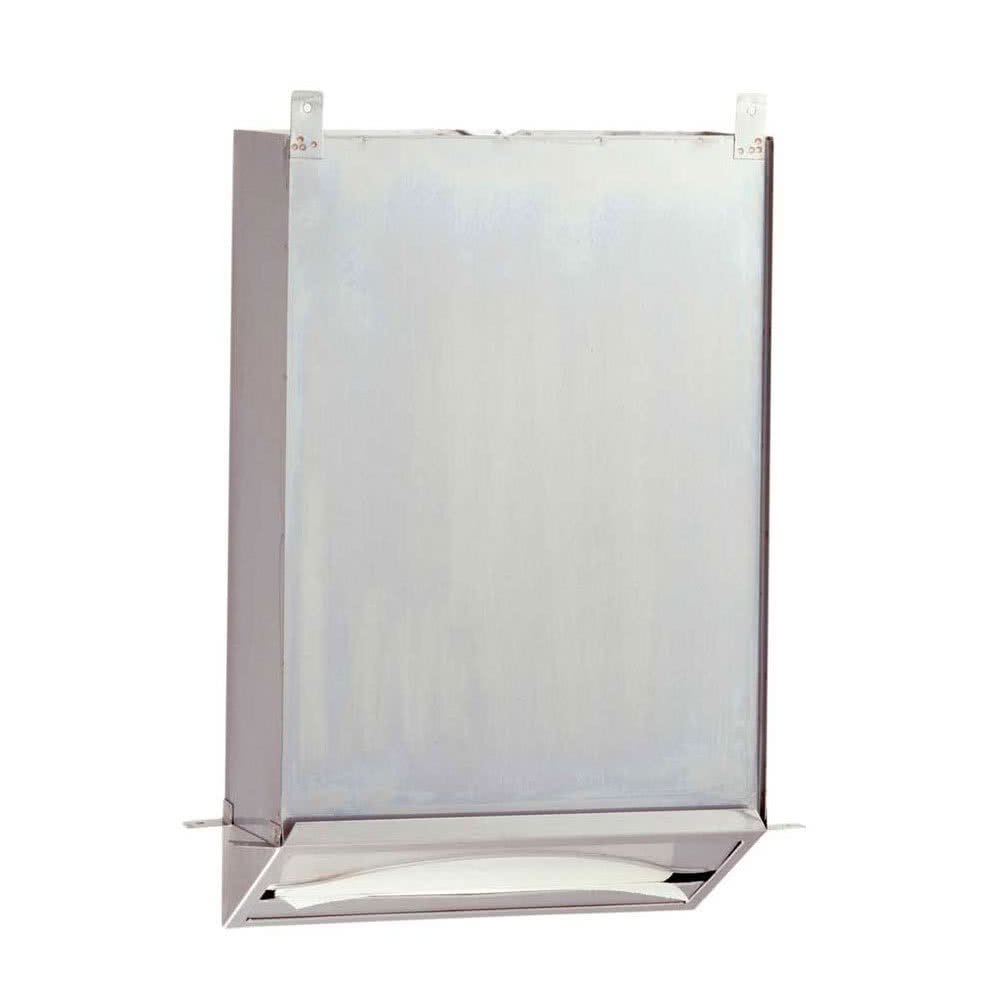 TableTop King B-318 Recessed C-Fold & Multifold Paper Towel Dispenser - Commercial Grade for Restaurants, Offices & Public Restrooms