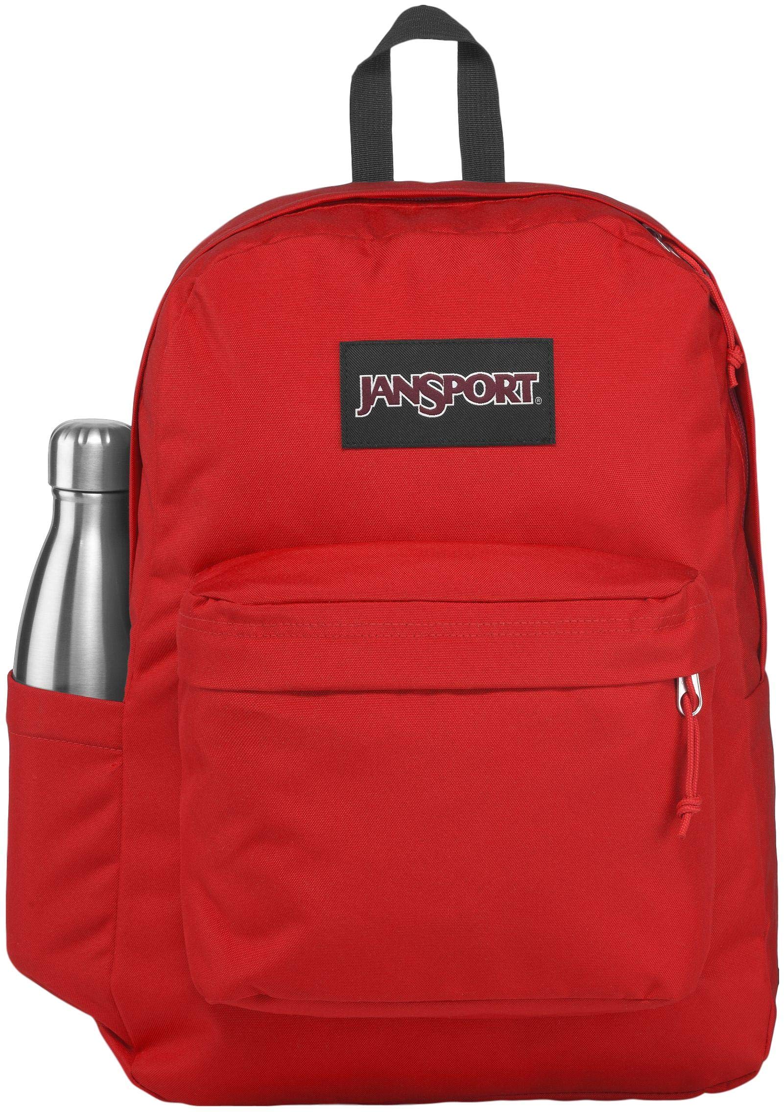 JanSport Ashbury Backpack - Durable School & Travel Backpack with Red Tape Design - Perfect for College Students, Hiking & Everyday Use