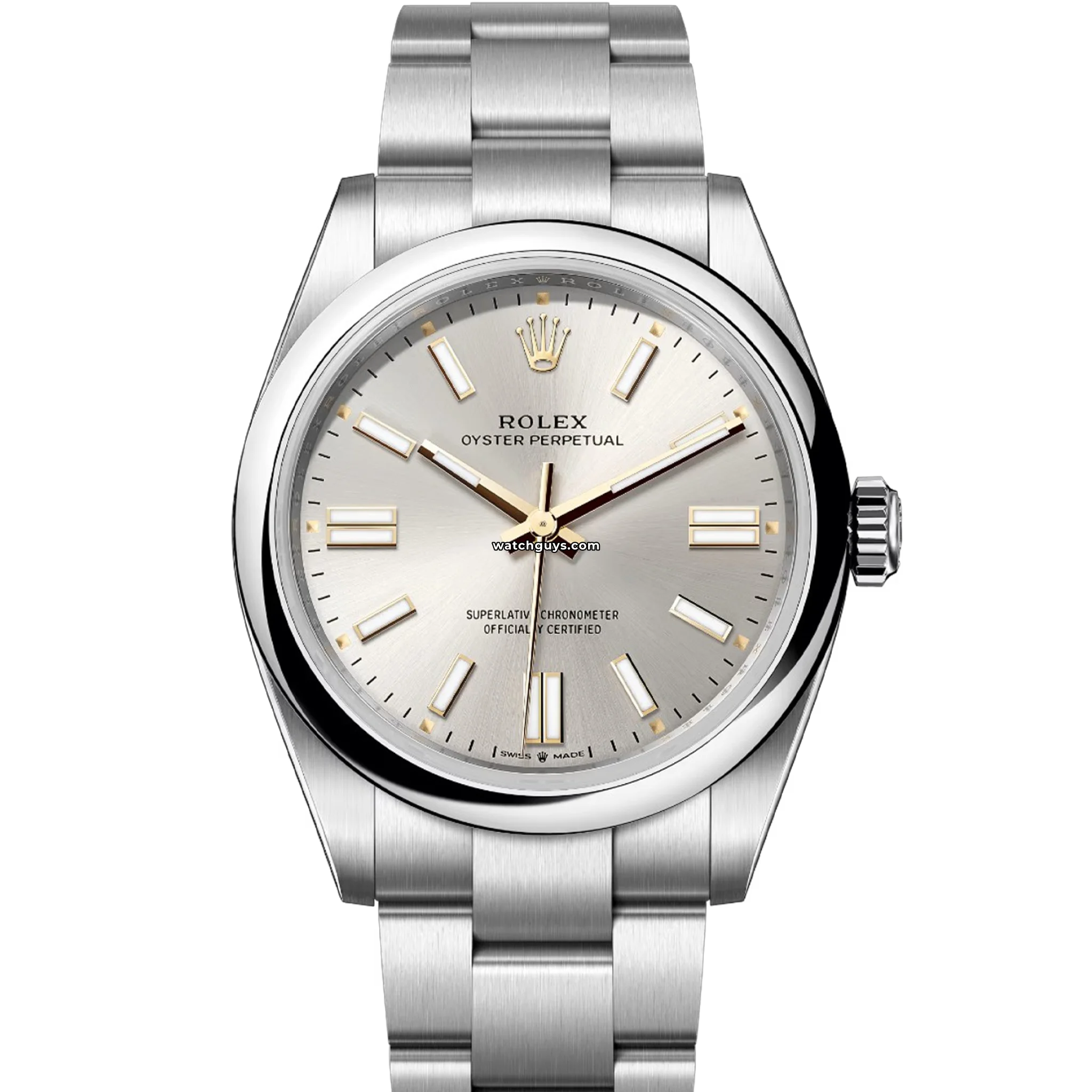 Rolex Oyster Perpetual 134300 Silver Watch - Luxury Automatic Men's Timepiece for Business, Formal & Everyday Wear