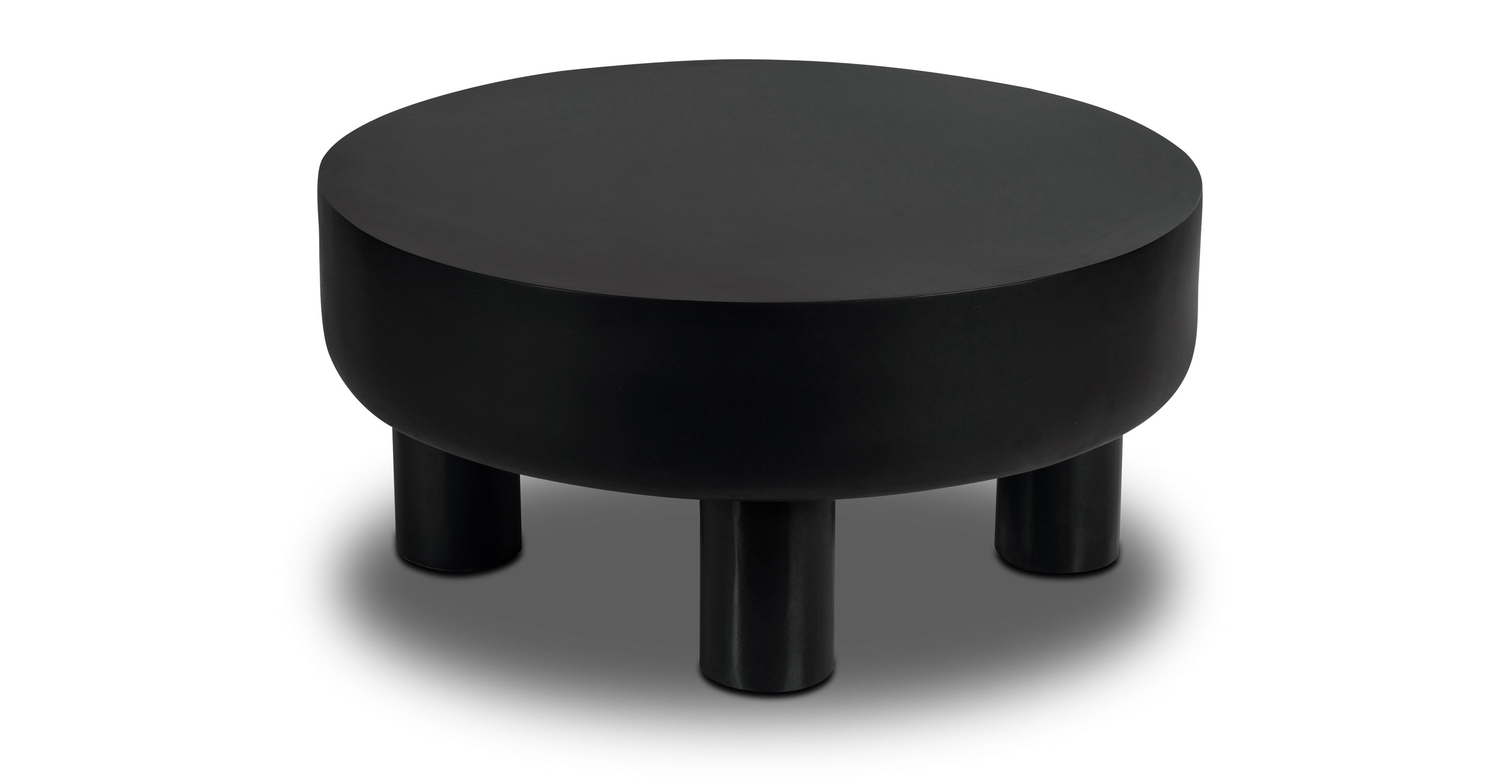Modern Coffee Table for Living Room - Solid Wood Mid-Century Design with Storage Shelf - Perfect for Small Spaces, Apartments, and Home Decor