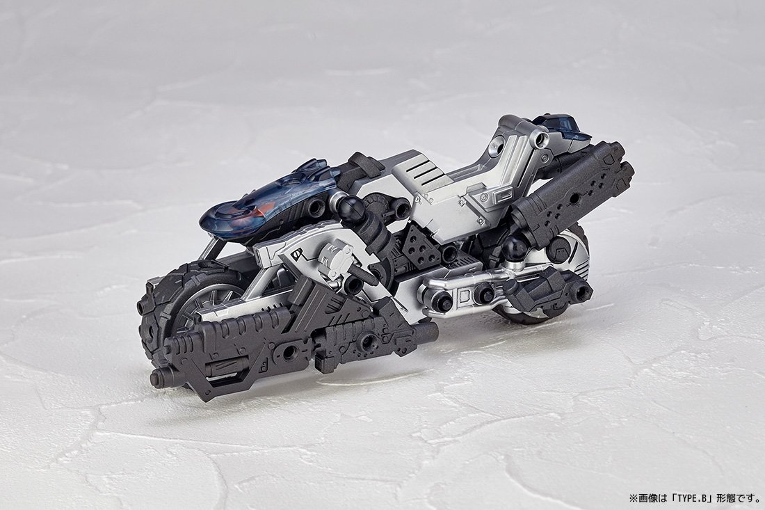 Kaiyodo Assembleborg Nexus 002 Barrels Speeder Collectible Action Figure - Perfect for Anime Fans & Model Kit Enthusiasts - Display, Play or Gift for Special Occasions