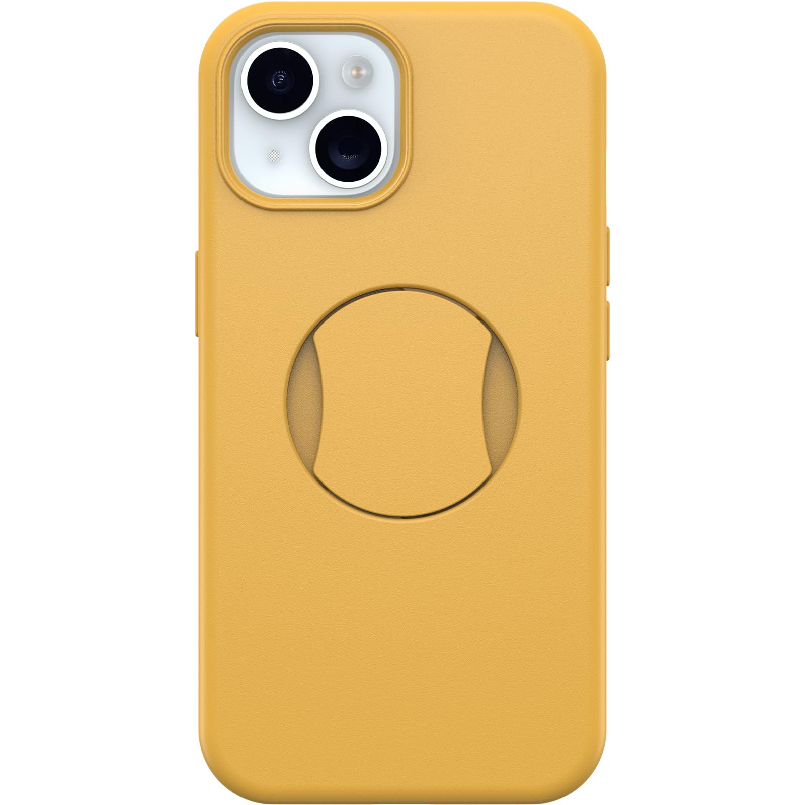 OtterBox Symmetry Series Case for iPhone 15/14/13 with MagSafe - Aspen Gleam (Orange) | Built-in Grip, Slim Protective Cover, Raised Edges for Camera & Screen Protection | Perfect for Outdoor Activities, Travel & Daily Use