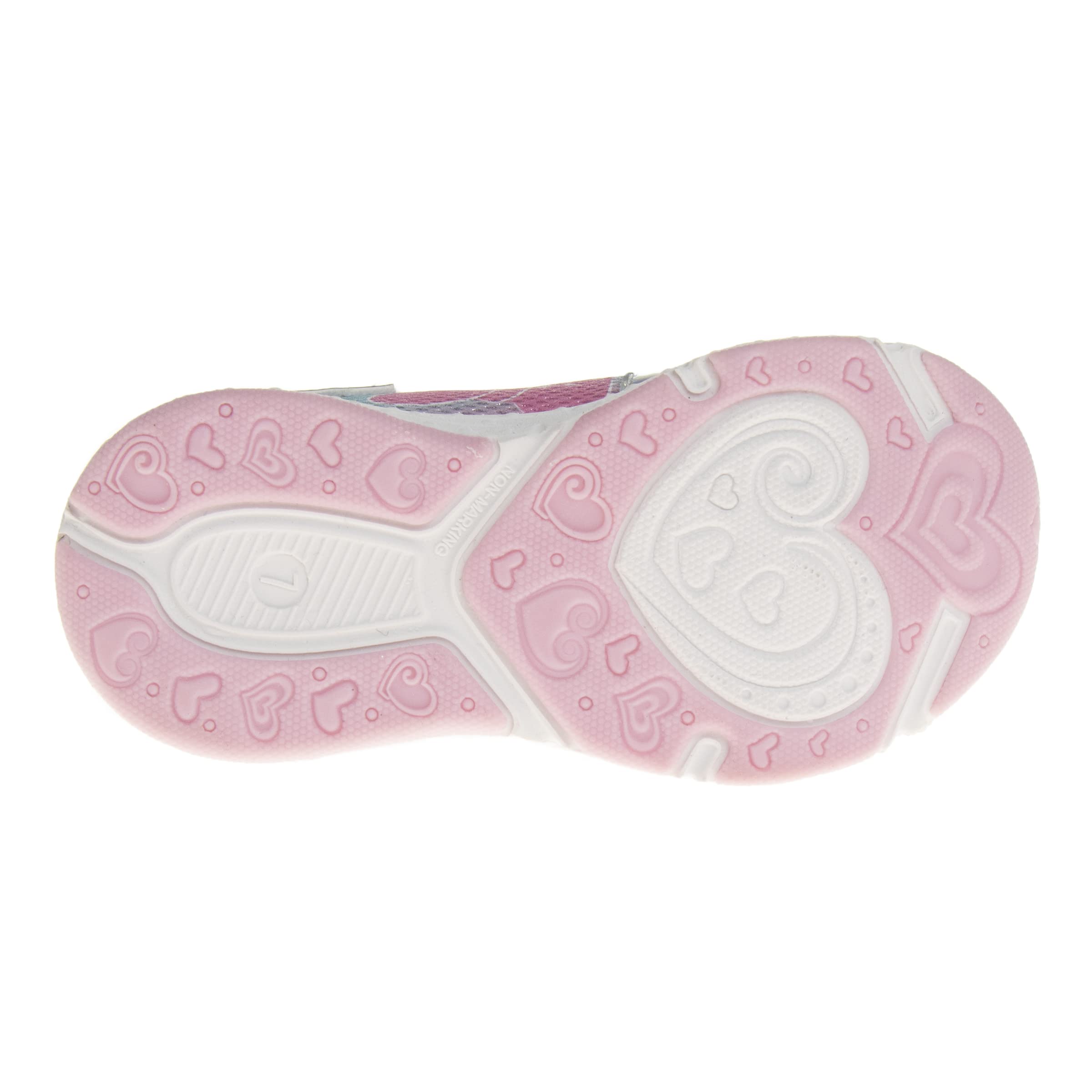 Disney Minnie Mouse Light Up Sneakers for Girls - No Tie Toddler & Little Kid Running Shoes - Comfortable & Cute for Playtime, School & Daily Wear