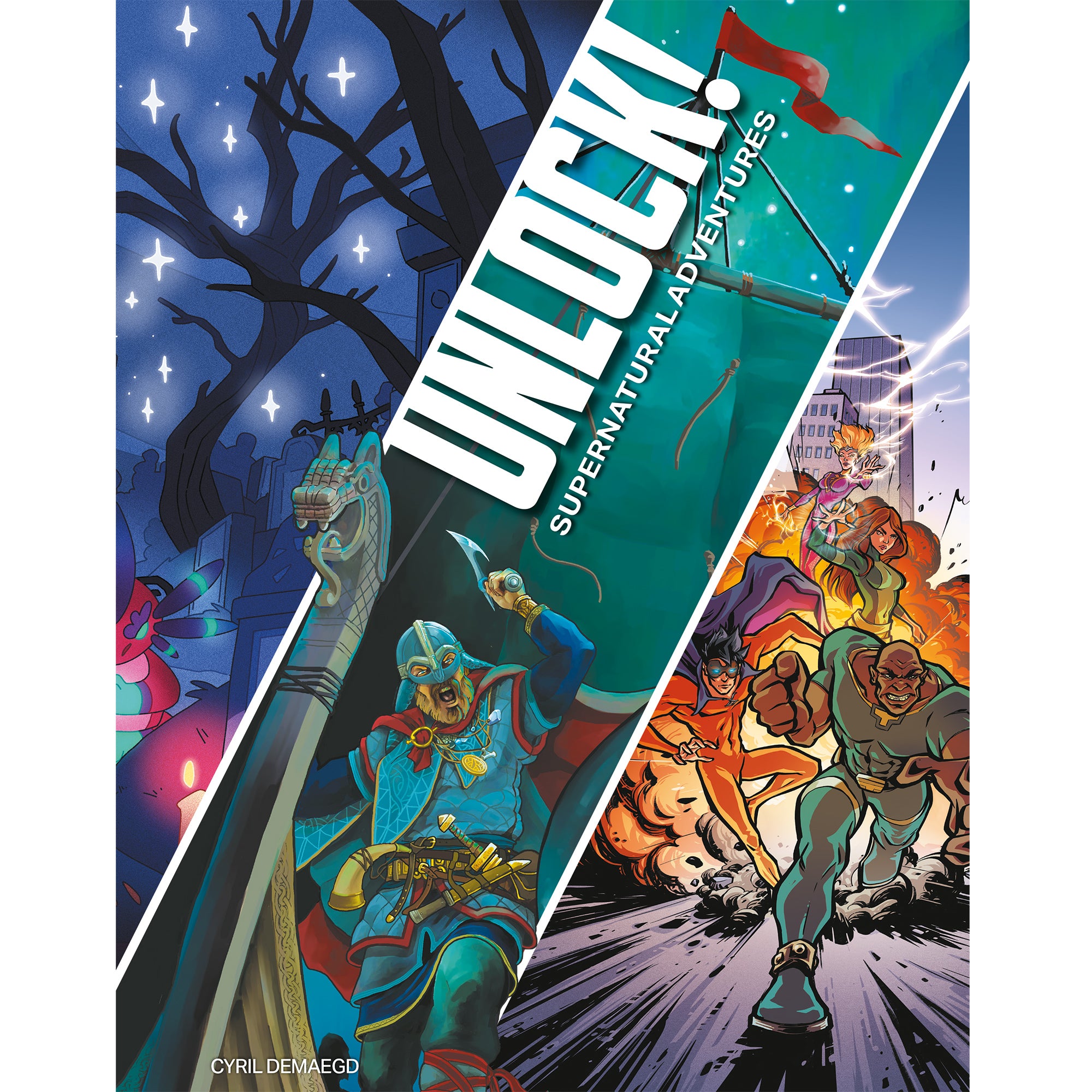 UNLOCK! Supernatural Adventures - Escape Room Board Game for Adults & Teens | Mystery Solving Cooperative Game | Perfect for Game Nights & Halloween Parties