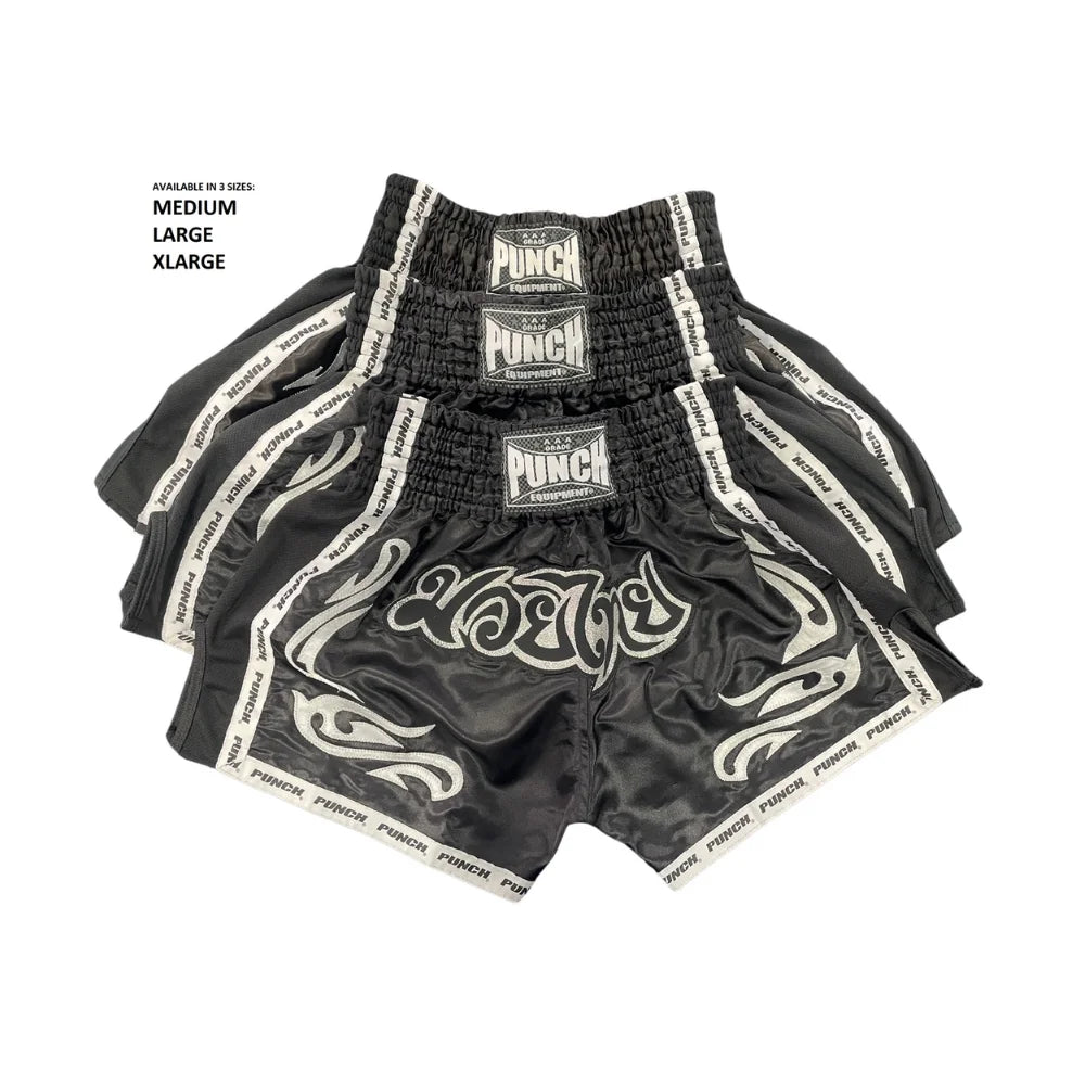 THAI SHORTS for Men - Premium Cotton Muay Thai Training Shorts - Perfect for MMA, Boxing & Martial Arts Workouts