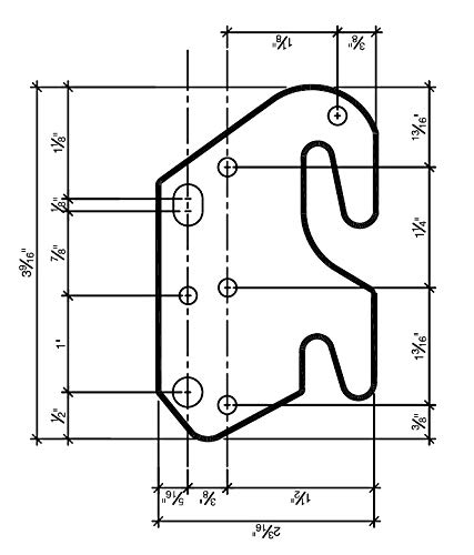 COLIBYOU Universal Wood Replacement Bed Rail Hook Plate - Durable Metal Bracket for Bed Frame Repair - Perfect for DIY Home Furniture Fixes and Bed Safety Upgrades