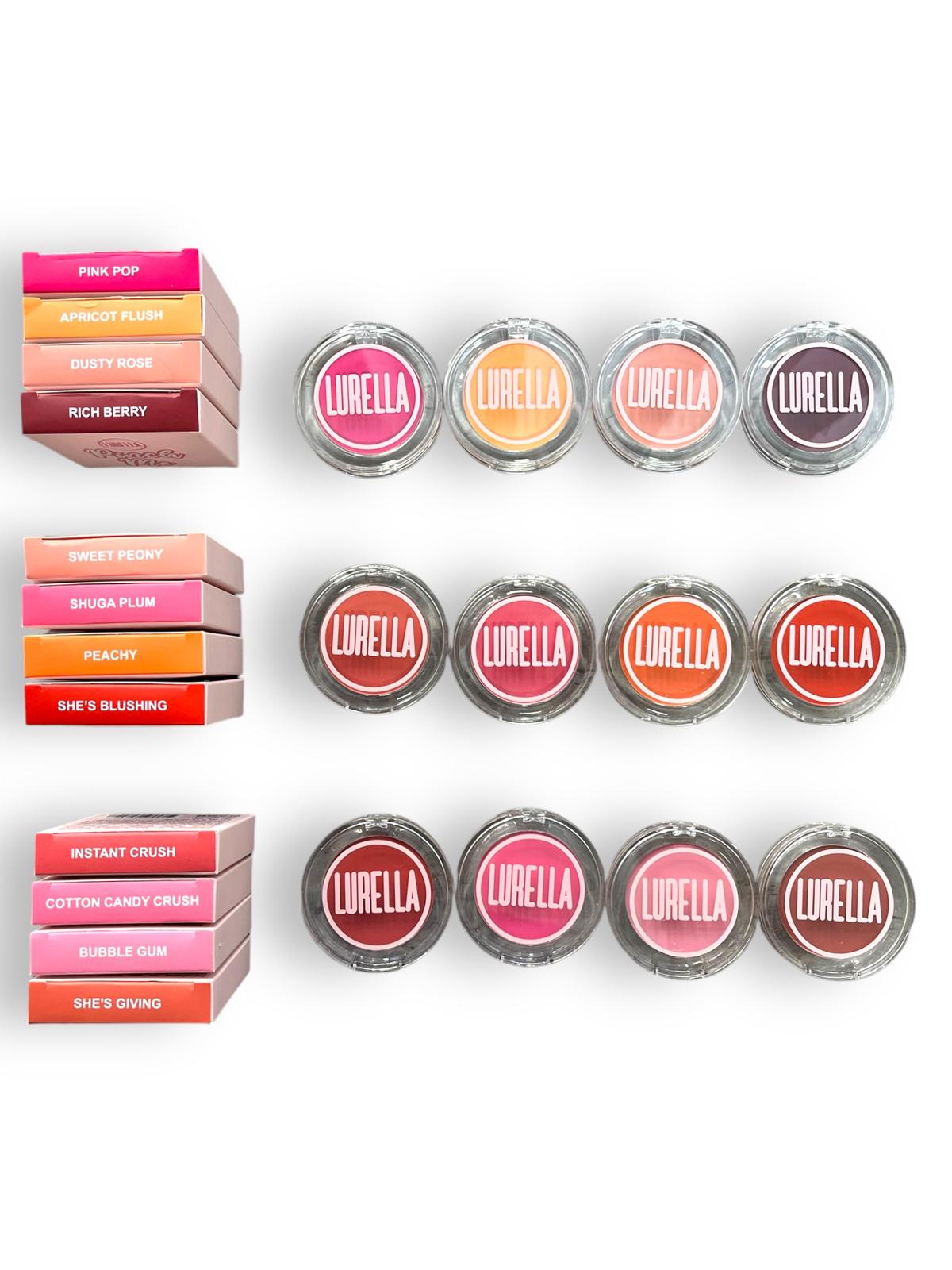 Lurella Cosmetics Blush Bundle - Set of 4 Long-Lasting Powder Blushes in 4 Flattering Shades | Perfect for Everyday Wear, Date Night & Special Occasions