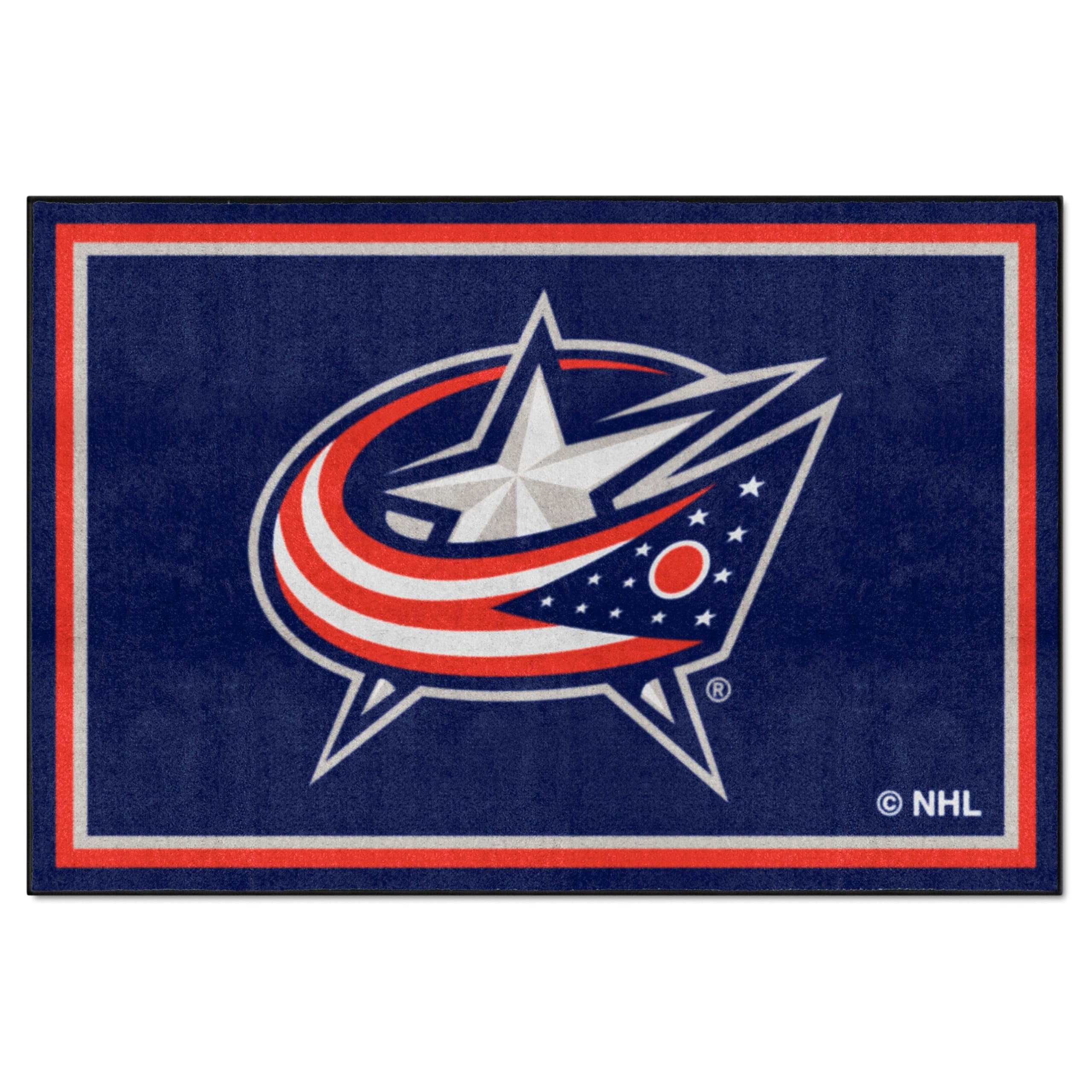 FANMATS NHL Teams Unisex Adult 5x8 Rug - Soft Durable Hockey Themed Floor Mat for Living Room, Game Room, or Sports Bar Decor