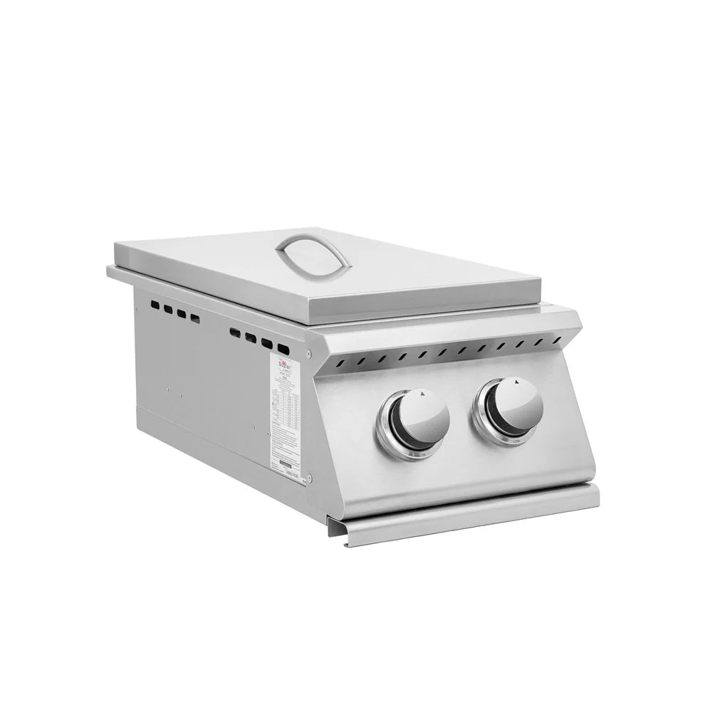 Summerset Grills Double Side Burner for Sizzler Series Gas Grills - Perfect for Outdoor Cooking, BBQs & Backyard Parties