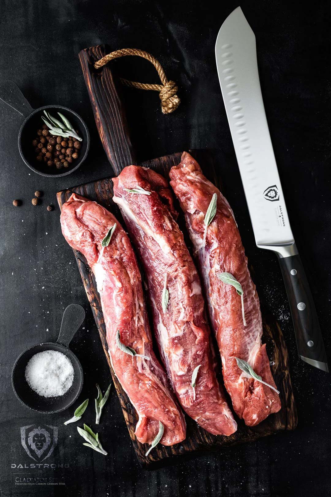 Premium Bull Nose Butcher Knife 10