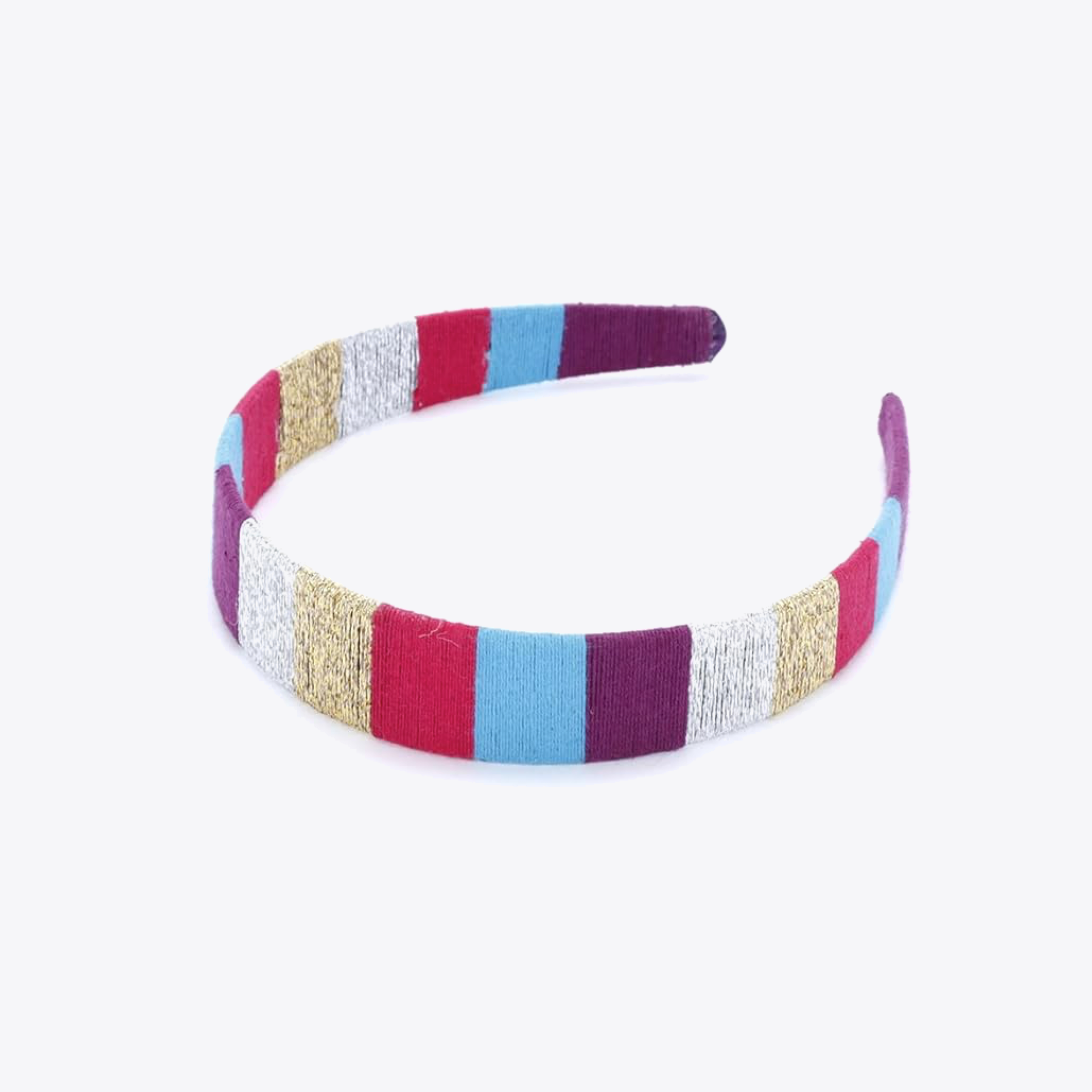 Stylish Striped Headband for Women - Trendy Fashion Hair Accessory for Workouts, Yoga, and Everyday Wear