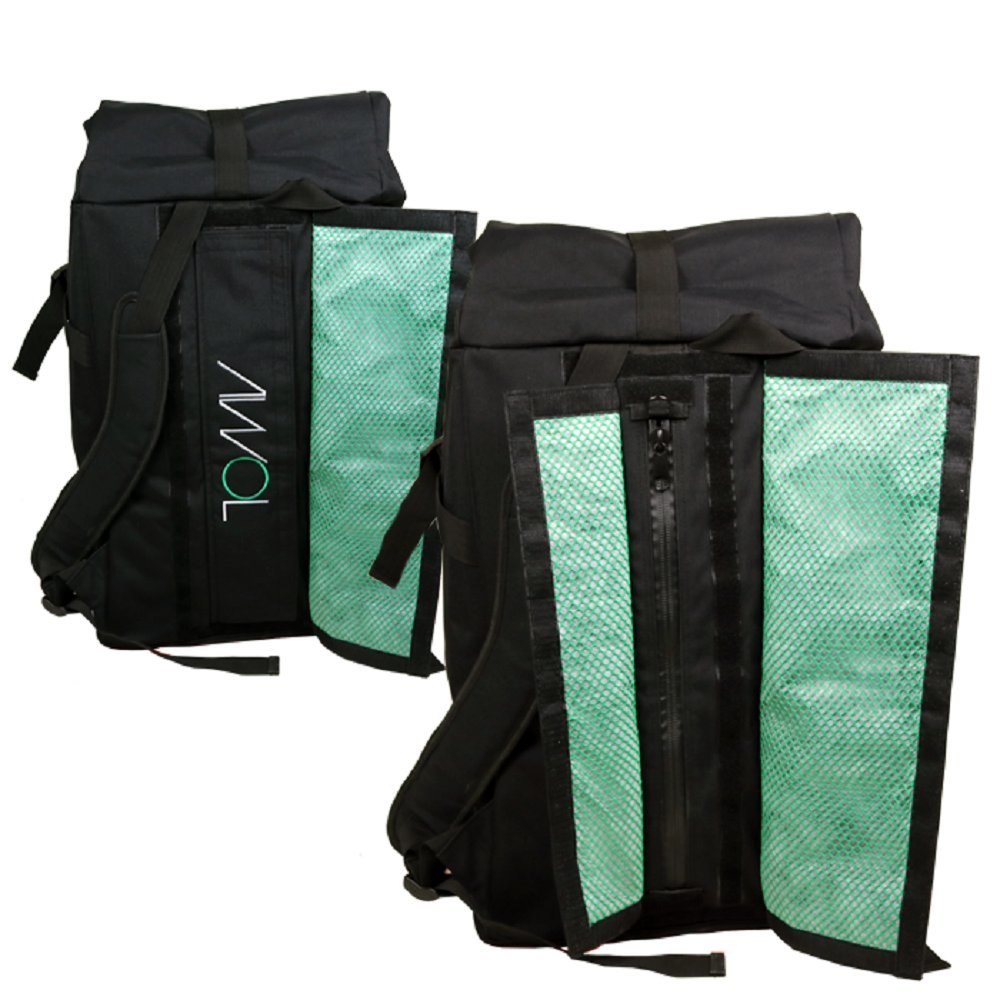 AWOL All Weather Odor Lock Waterproof Roll Top Backpack - Hiking, Travel & Outdoor Adventures Gear for Men & Women
