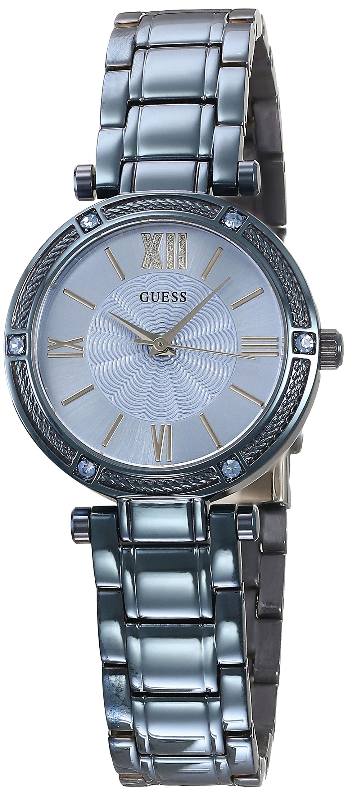 Guess W0767L4 Luxury Women's Watch - Elegant Stainless Steel Bracelet, Water Resistant, Perfect for Office, Party & Everyday Wear