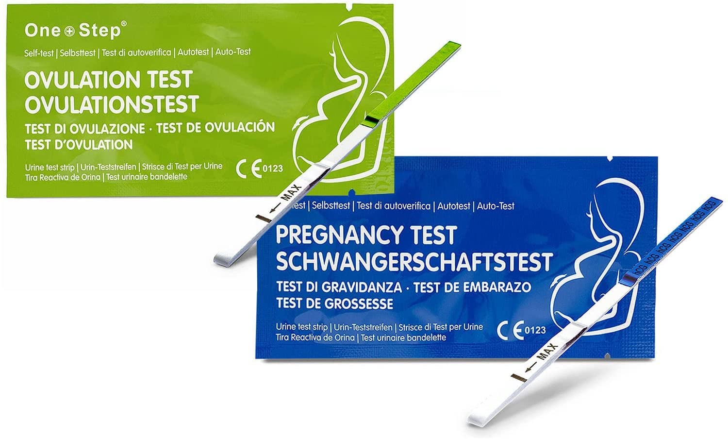 OneStep 25 Ovulation + 5 Pregnancy Tests Kit - Early Detection for Home Use
