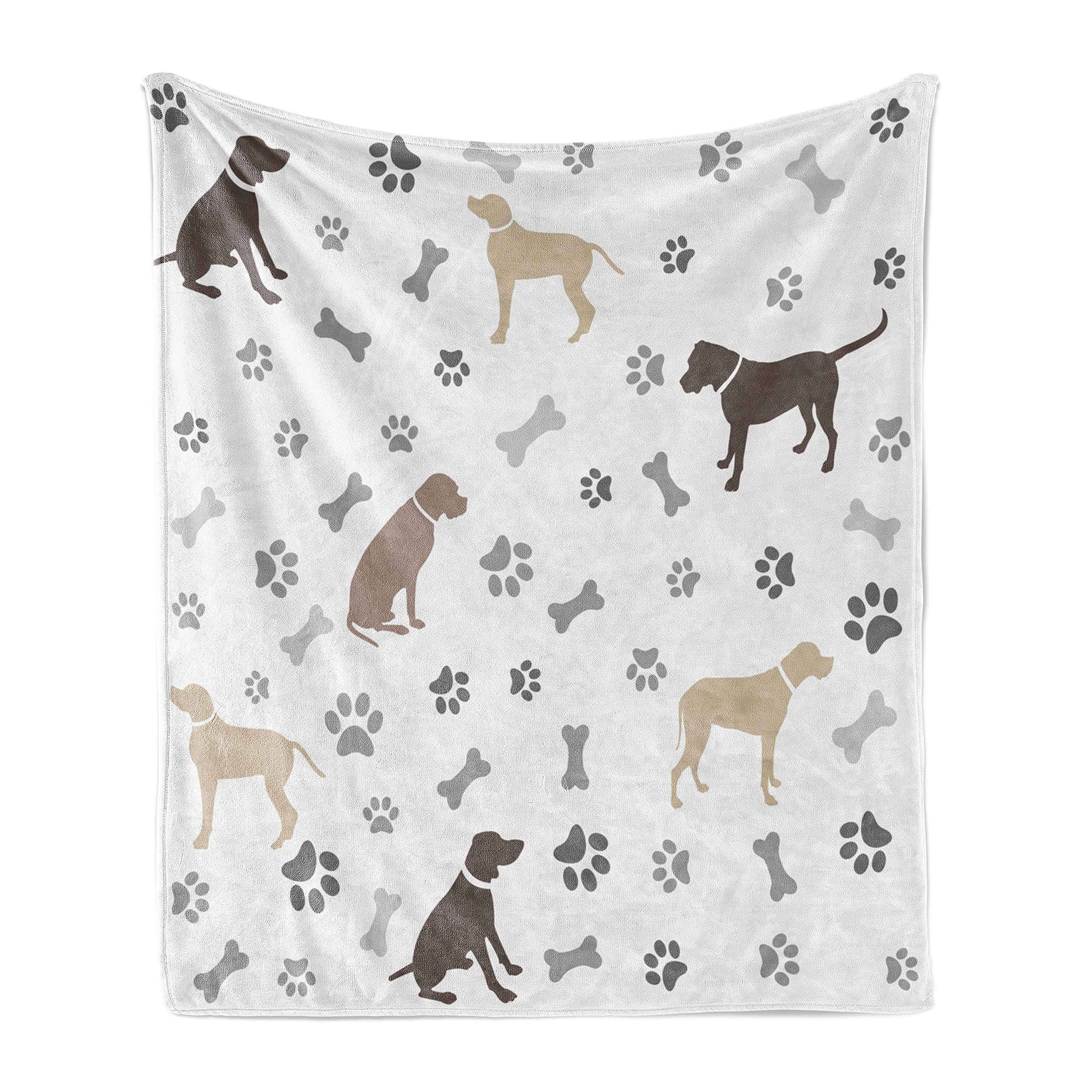 Ambesonne Dog Lover Fleece Throw Blanket - 50