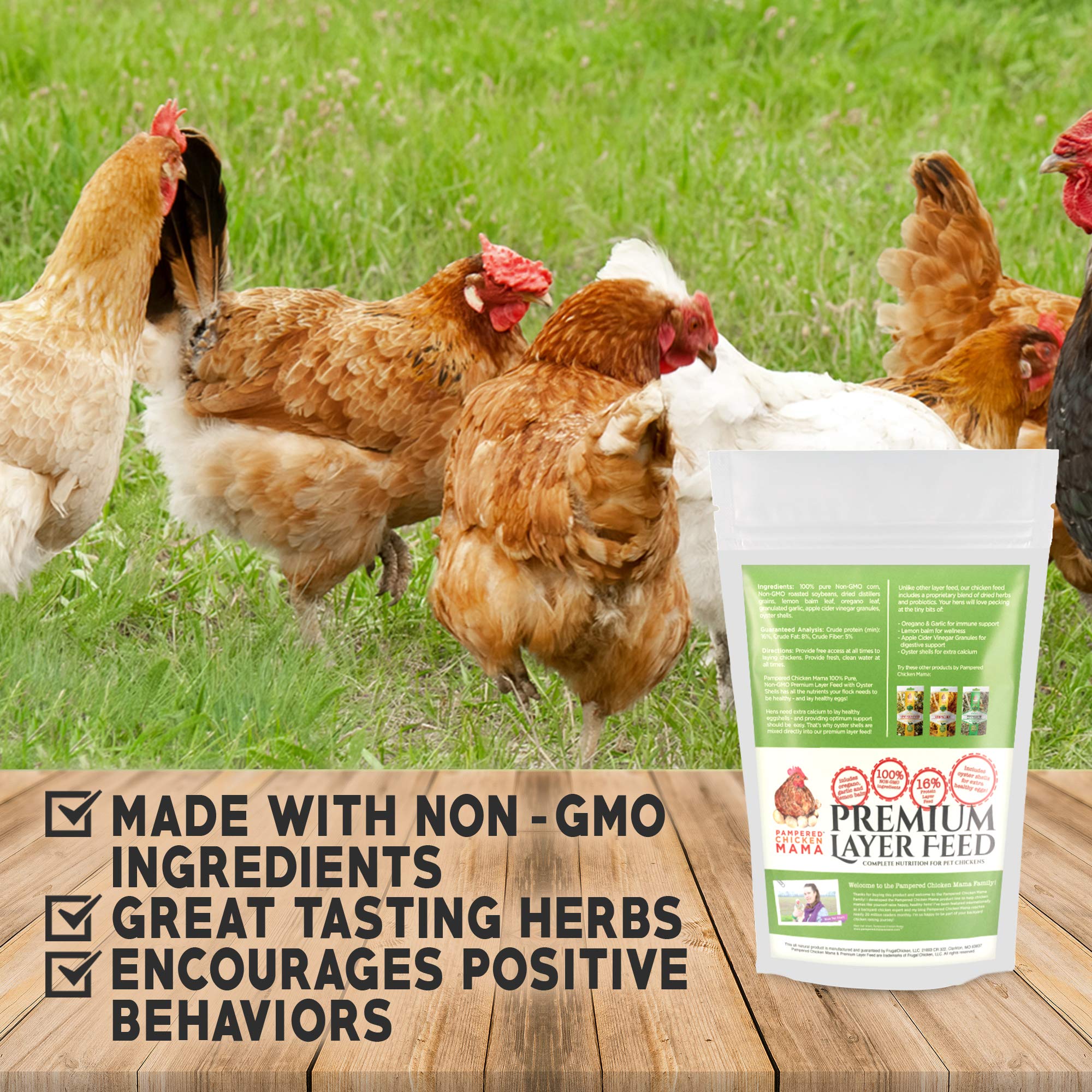 Premium Layer Feed Pellets for Backyard Chickens - High Protein & Calcium All-Natural Chicken Feed - 80lb Bag for Egg Laying Hens - Perfect for Healthy Eggs & Poultry Nutrition in Coops & Farms