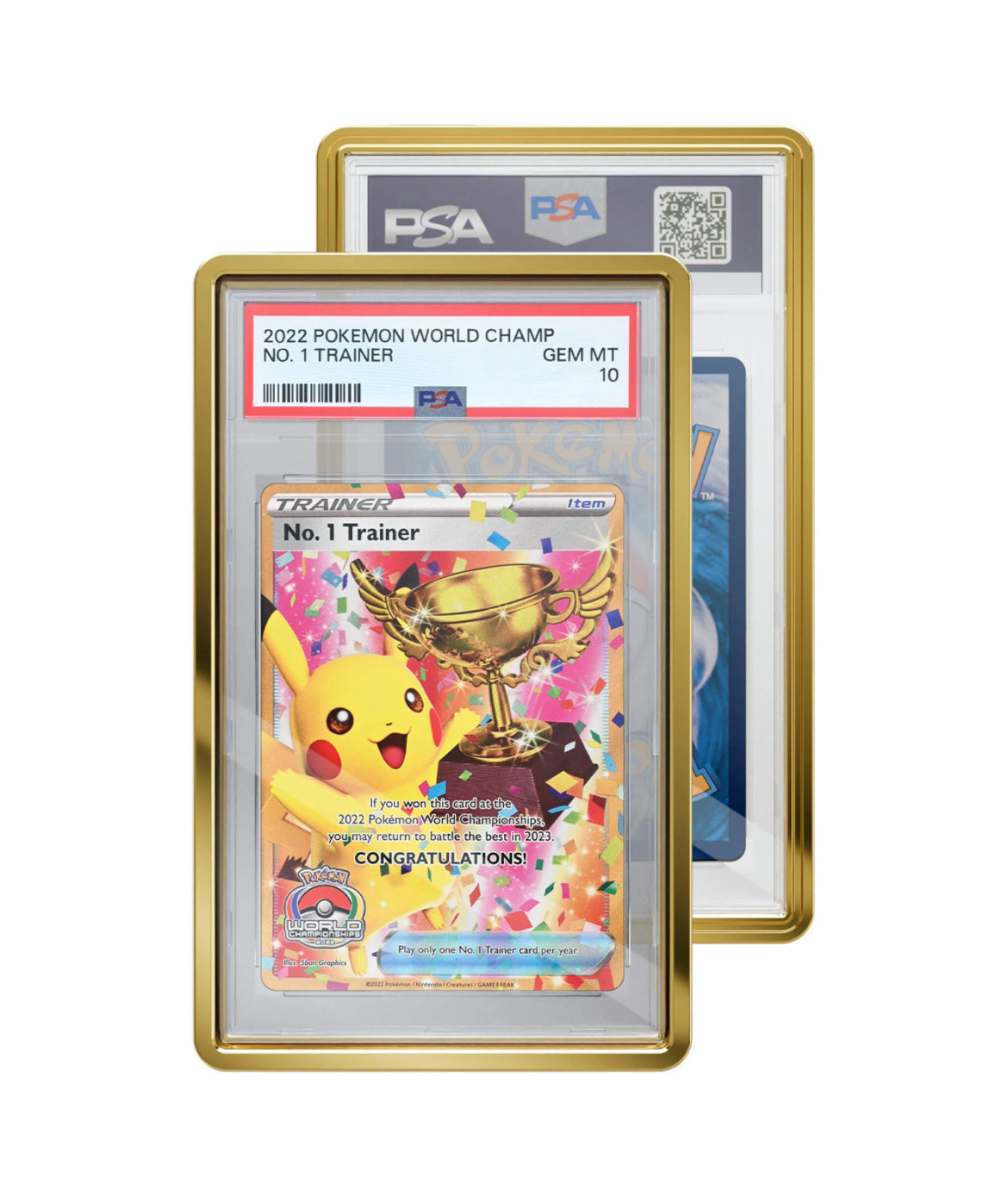 PSA Graded 35 Pt Metallic Gold Trading Card Protector - Perfect for Collectors, Sports Memorabilia & Card Showcases