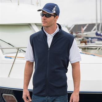 Result Core MicroFleece Gilet Vest for Men - Lightweight Warm Fleece Jacket for Outdoor Hiking, Running & Casual Wear