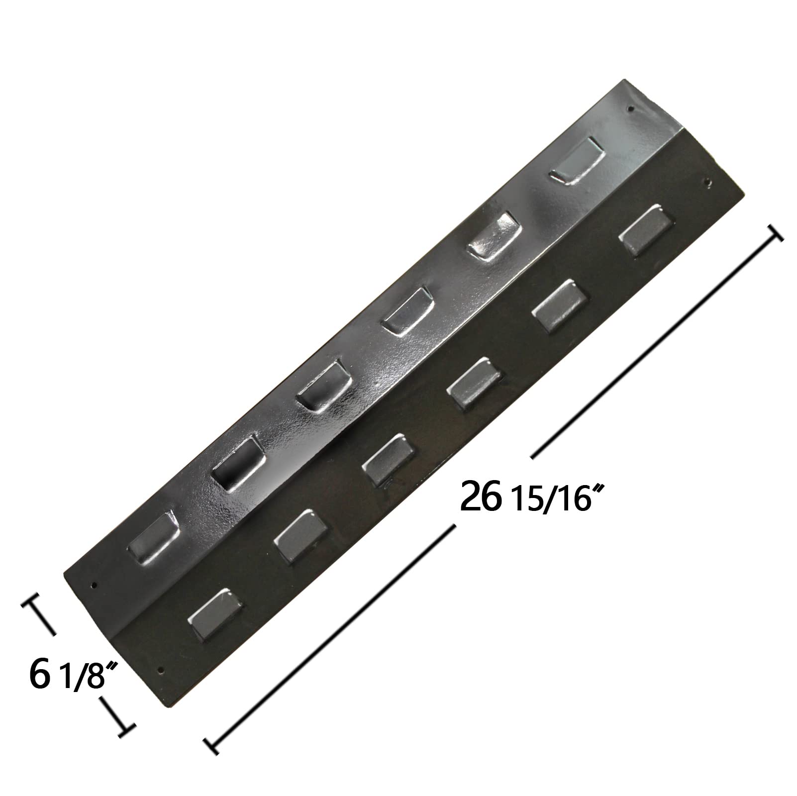 Hongso 27 Inch Porcelain Coated Steel Heat Plate Replacement - Compatible with Charbroil, Kenmore & Other Gas Grill Models | Durable & Rust-Resistant for Outdoor BBQ Cooking & Grilling