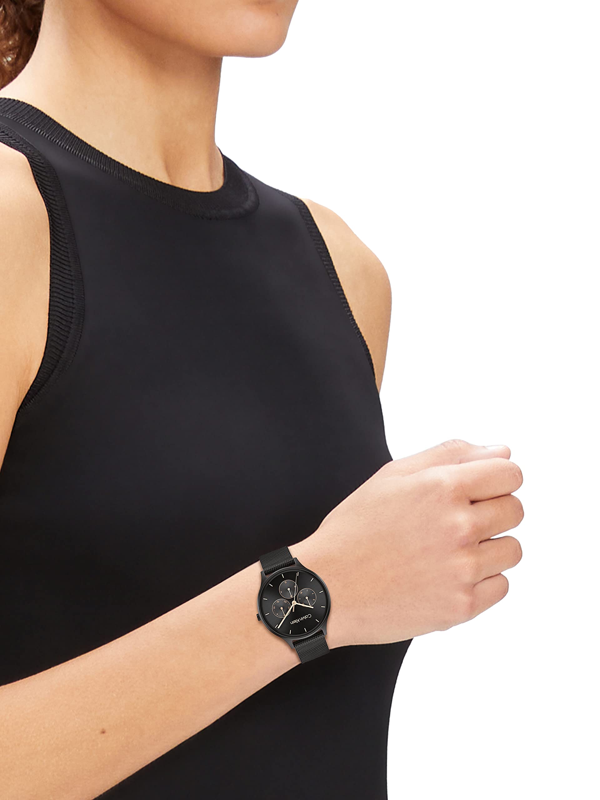 Calvin Klein Timeless Women's Quartz Multifunction Watch with Stainless Steel Band - Elegant Dress Watch for Women, Perfect Gift for Her, Birthday, Anniversary & Special Occasions