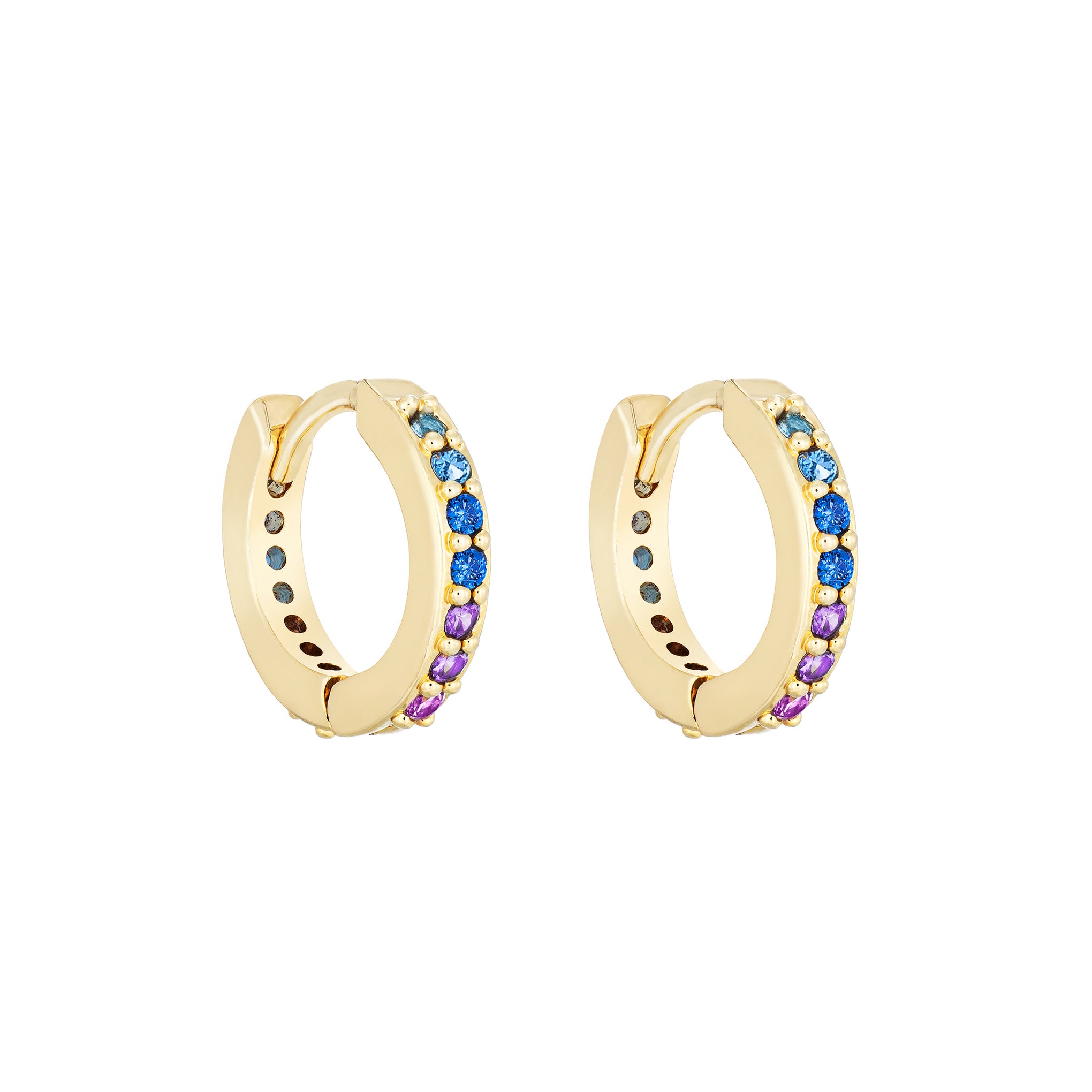 Astra Hoops Earrings - Pastel Color Lightweight Dainty Hanging Hoops for Women | Perfect for Everyday Wear, Parties & Gifts