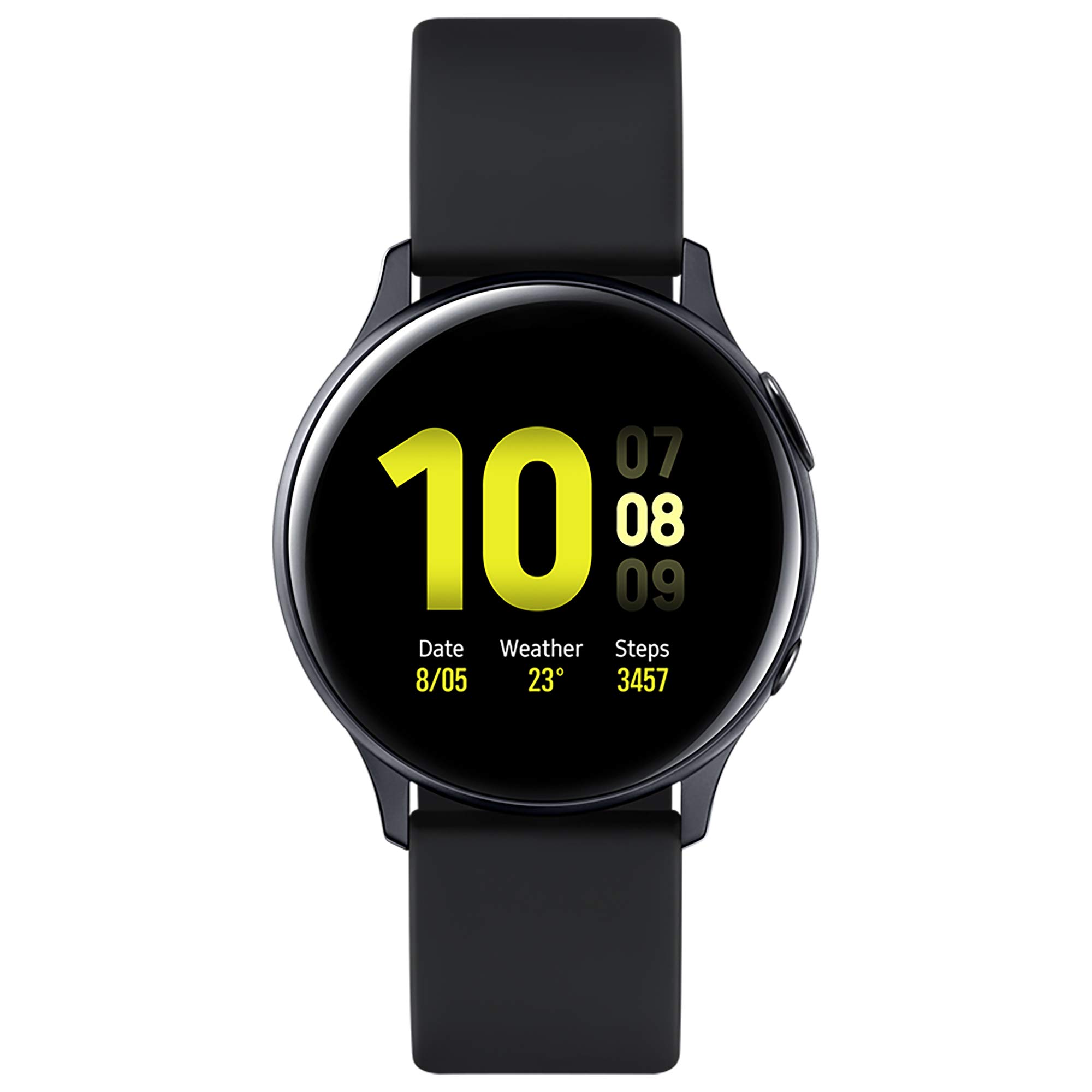 Samsung Galaxy Watch Active2 Smartwatch - 44mm Bluetooth, Aluminum Case, Sleep Monitor, Aqua Black (UK Version) - Perfect for Fitness Tracking & Daily Wear