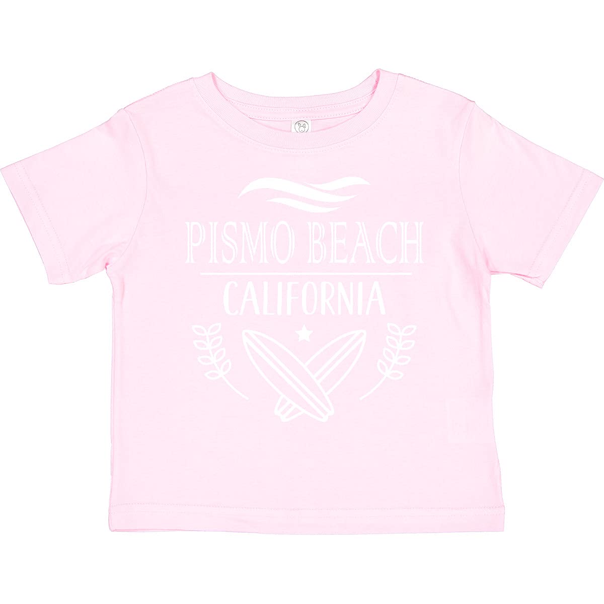 Inktastic Pismo Beach California Surfing Toddler T-Shirt - Cute Vacation Tee for Boys & Girls - Perfect for Beach Trips, Family Vacations & Surfing Adventures