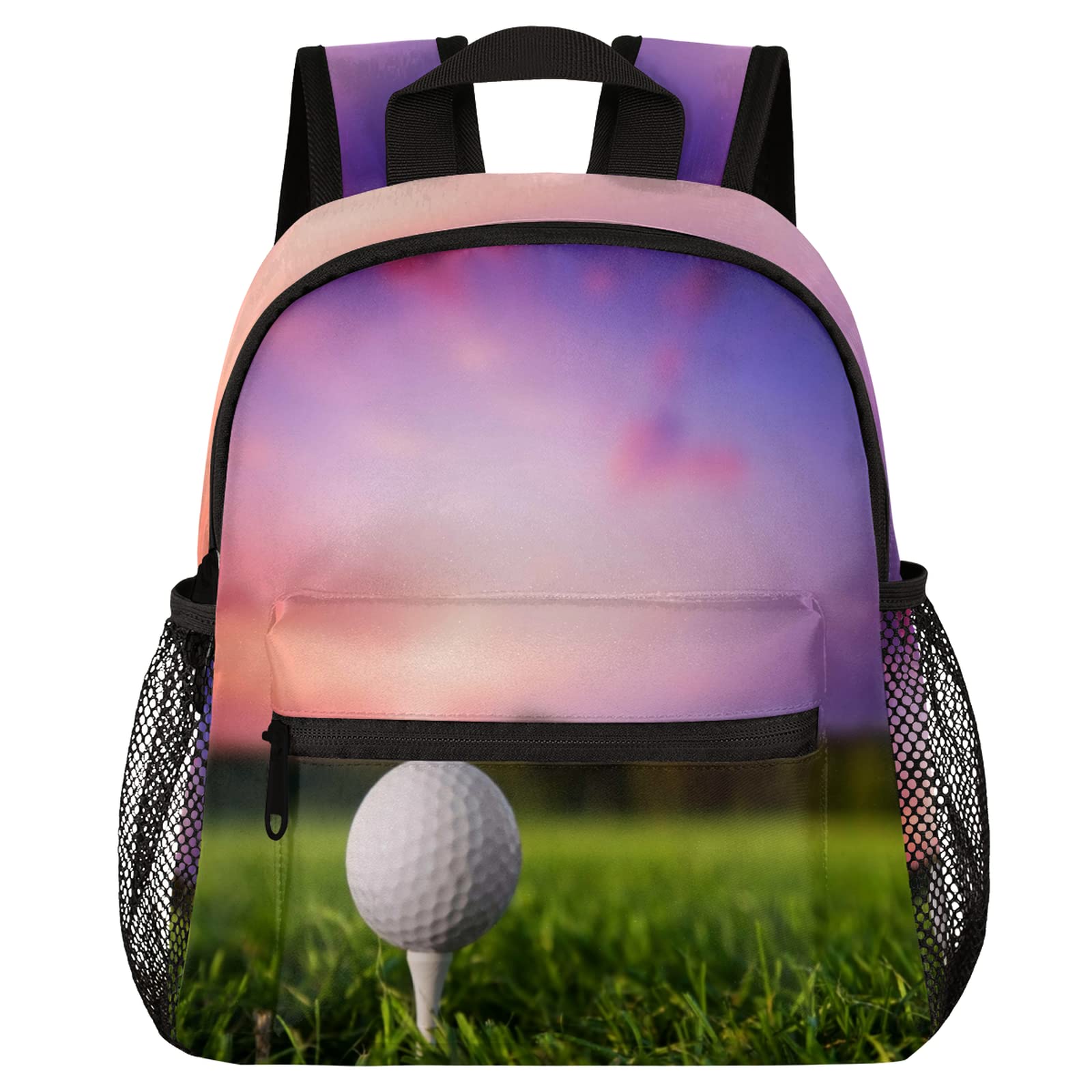 **DJYQBFA Lightweight Kids Backpack for School, Travel & Sports - Durable Golf Ball Sky Design Backpack for Boys & Girls - Perfect for Preschool, Kindergarten, Hiking & Outdoor Adventures**