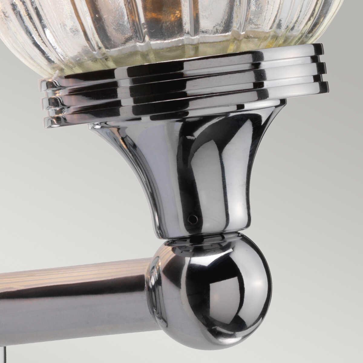 Polished Chrome Austen Cloche Shade Bathroom Wall Light - Elegant Vanity Lighting for Modern Bathrooms & Powder Rooms