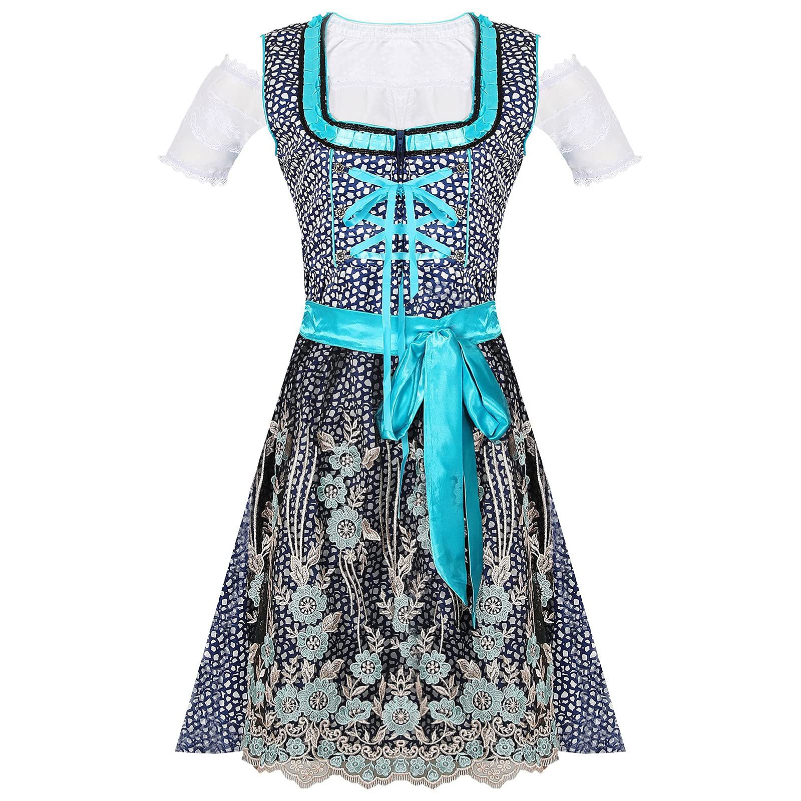 Yuege Women's Maidservant Cosplay Costume - Oktoberfest Dress for Roleplay & Halloween | Perfect for Cosplay, Themed Parties & Costume Events