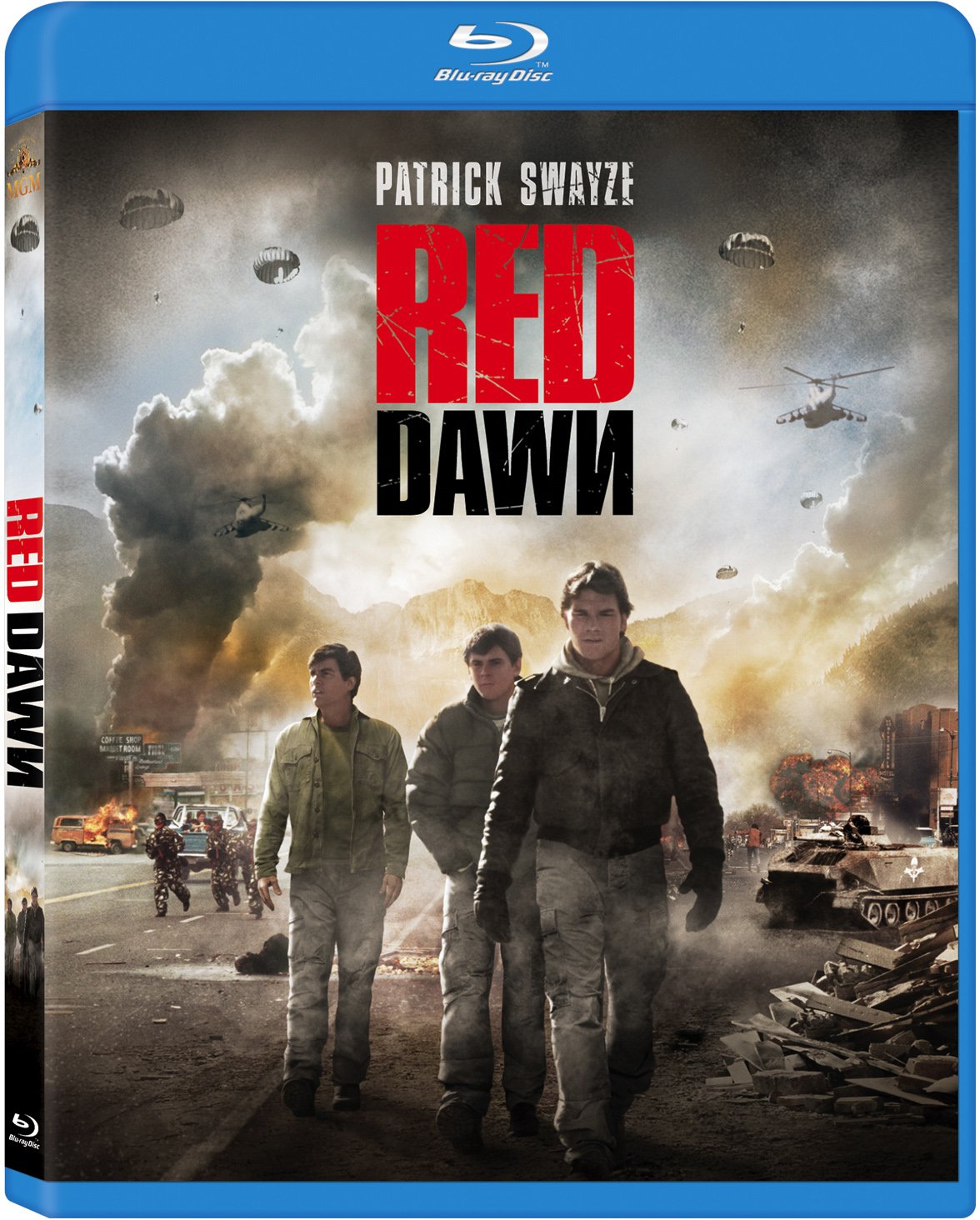 Red Dawn Blu-ray Movie - Action Thriller Film with Patrick Swayze & Charlie Sheen - Perfect for Movie Nights & Home Theater Entertainment