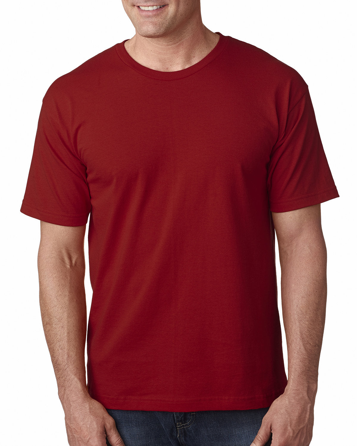 Bayside BA5040 Men's 100% Cotton T-Shirt - Soft 5.4 oz Crewneck Tee for Casual Wear, Gym & Everyday Comfort