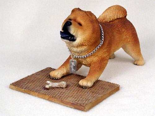 Premium Red MyDog Figurine for Home Decor - Handcrafted Pet Statue for Living Room, Shelf Display & Gift Giving