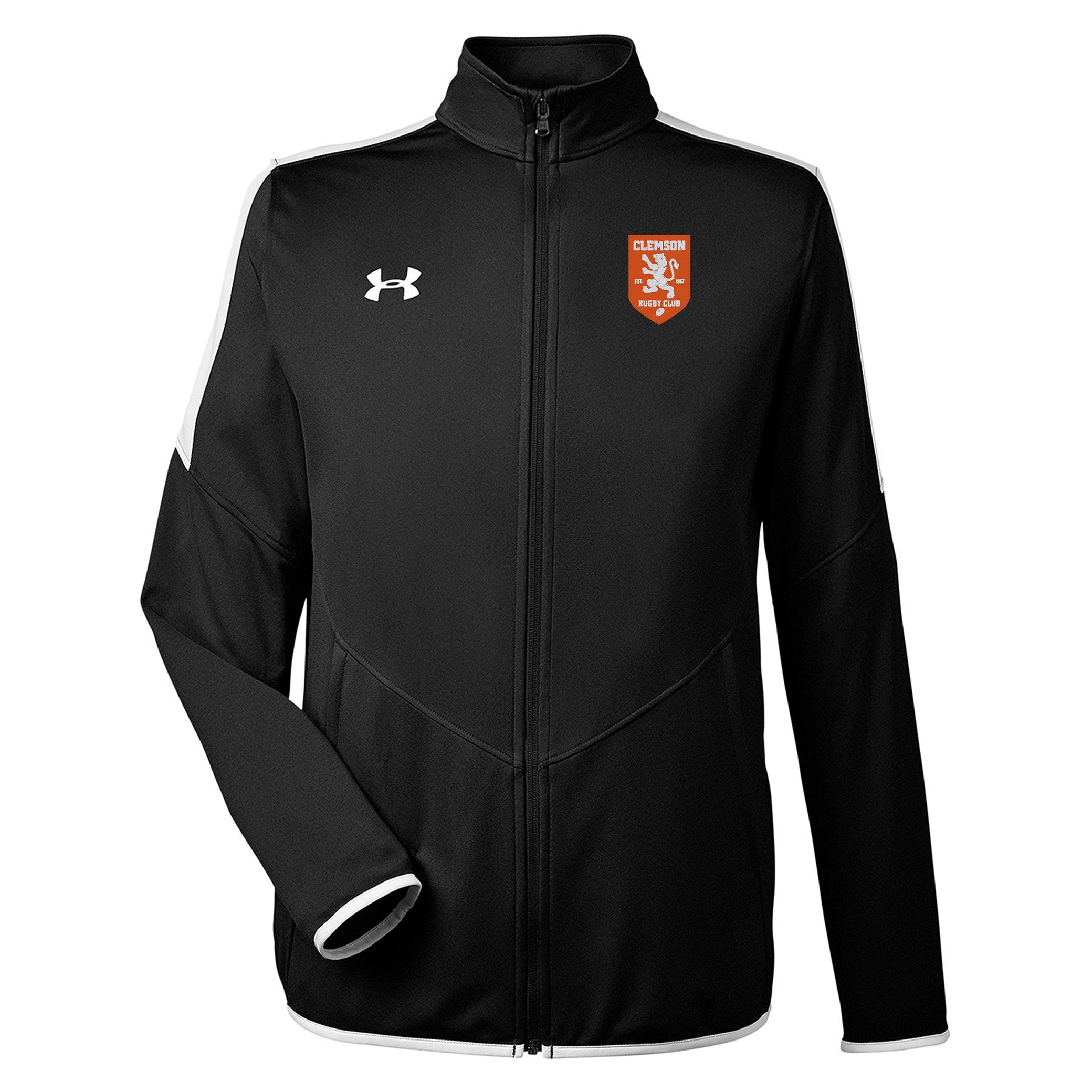 Clemson Tigers Rugby Rival Knit Jacket - Men's & Women's Vintage Style Pullover Sweater for Game Day & Tailgating
