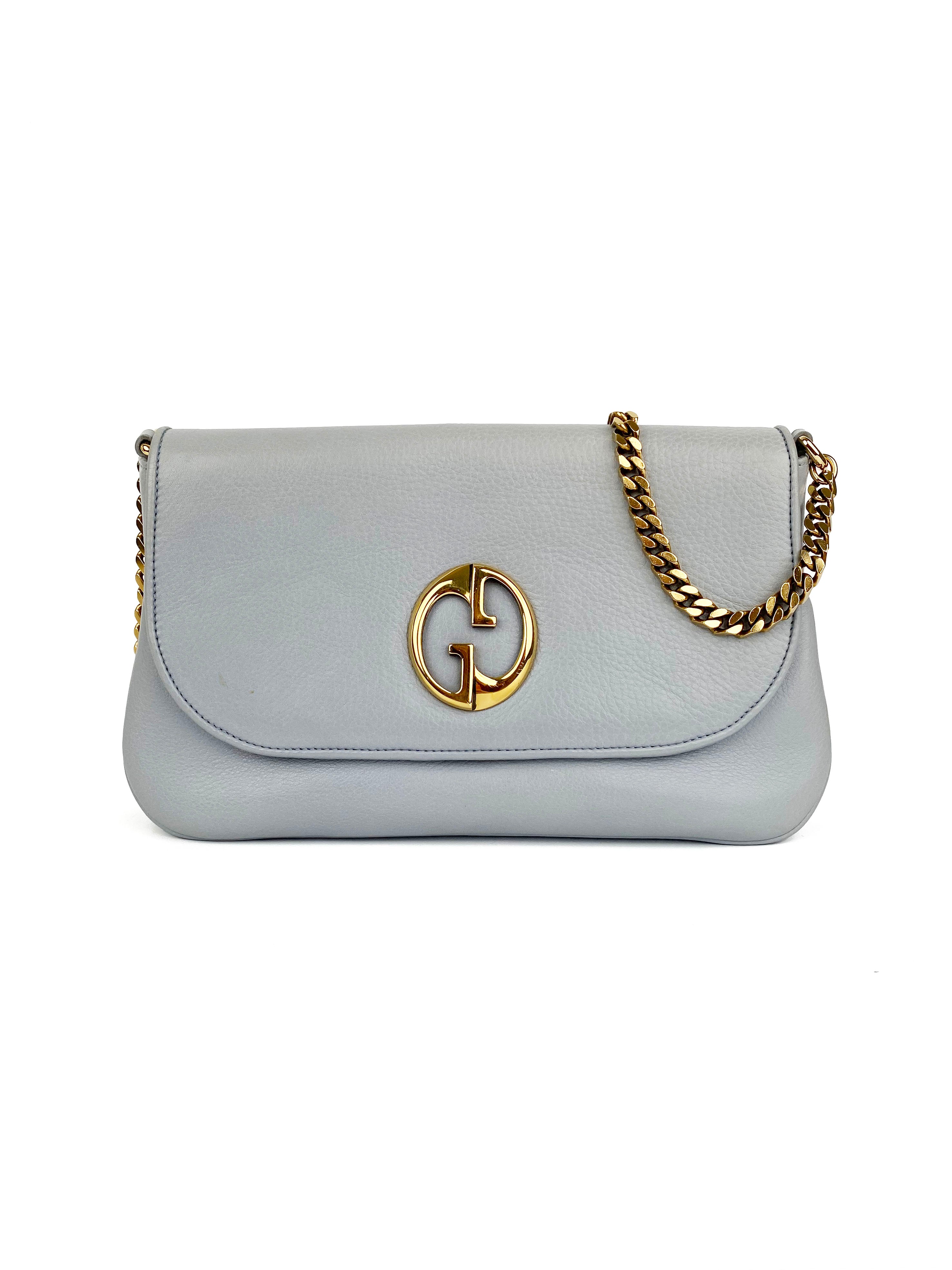 Gucci 1973 Bucharest Bag in Pale Blue - Luxury Crossbody Handbag for Women, Perfect for Parties, Travel & Everyday Use