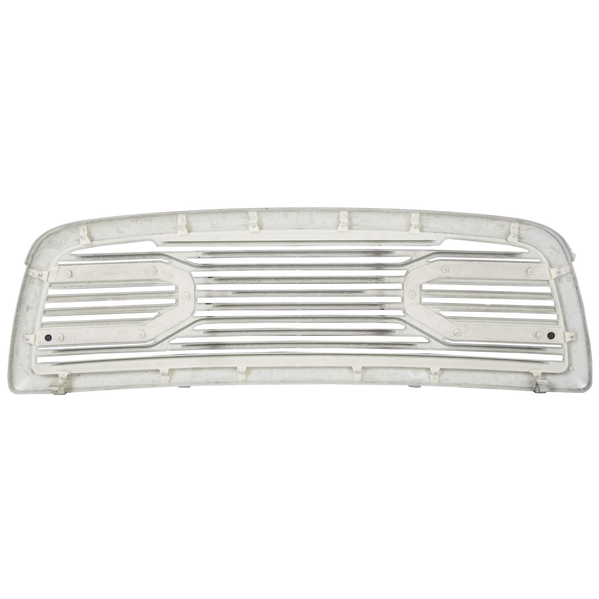 ECOTRIC Black Front Hood Bumper Grille Grill for 2009-2012 Dodge Ram 1500 (Without Lights) - Durable Replacement for Off-Road & Daily Driving