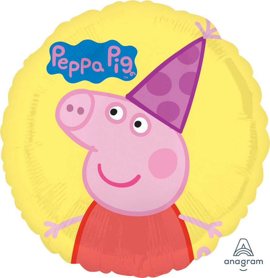 45cm Standard HX Peppa Pig Balloon - Premium Latex Party Balloons for Birthday Decorations, Baby Showers & Kids Parties
