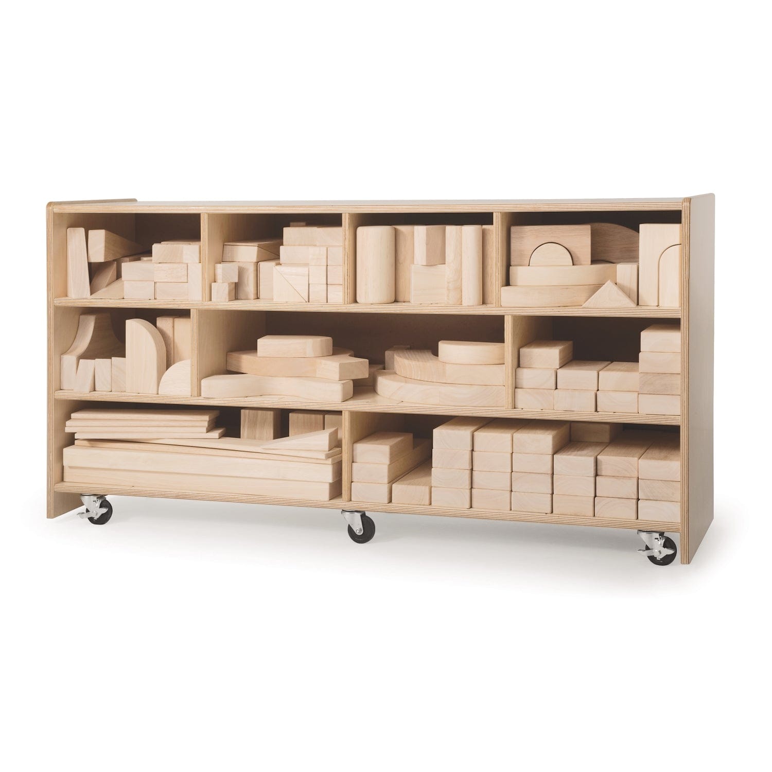 Large Block Cabinet - Sturdy Storage Organizer for Home, Office & Garage | Durable Wooden Cabinet for Books, Toys & Supplies